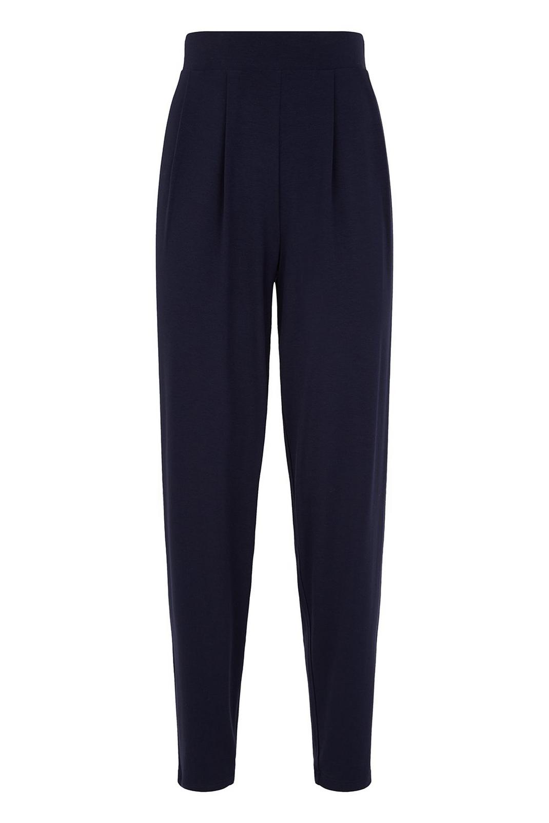 148 TALL Navy Tapered Trousers image number 2