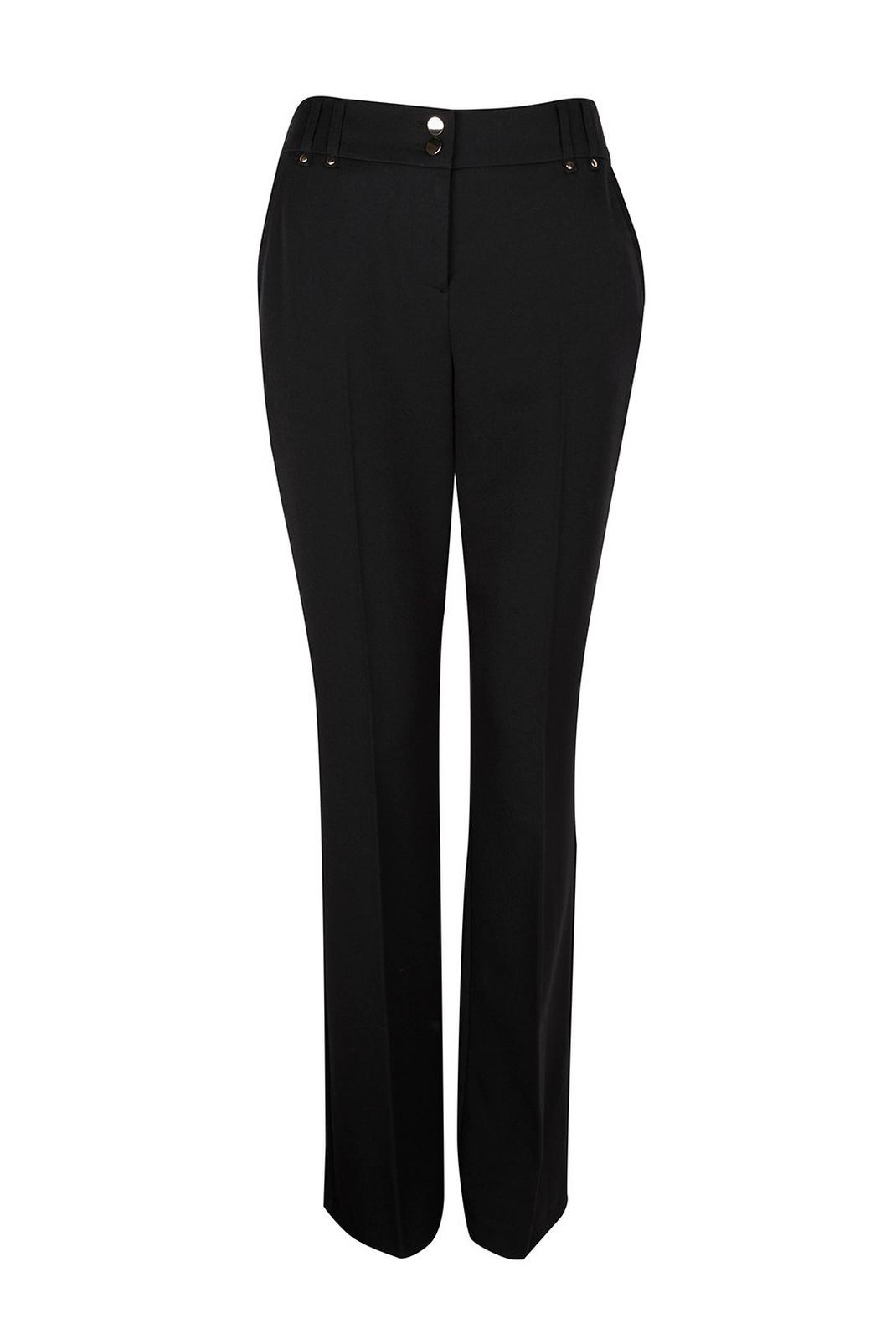Black Bootcut Trousers image number 1