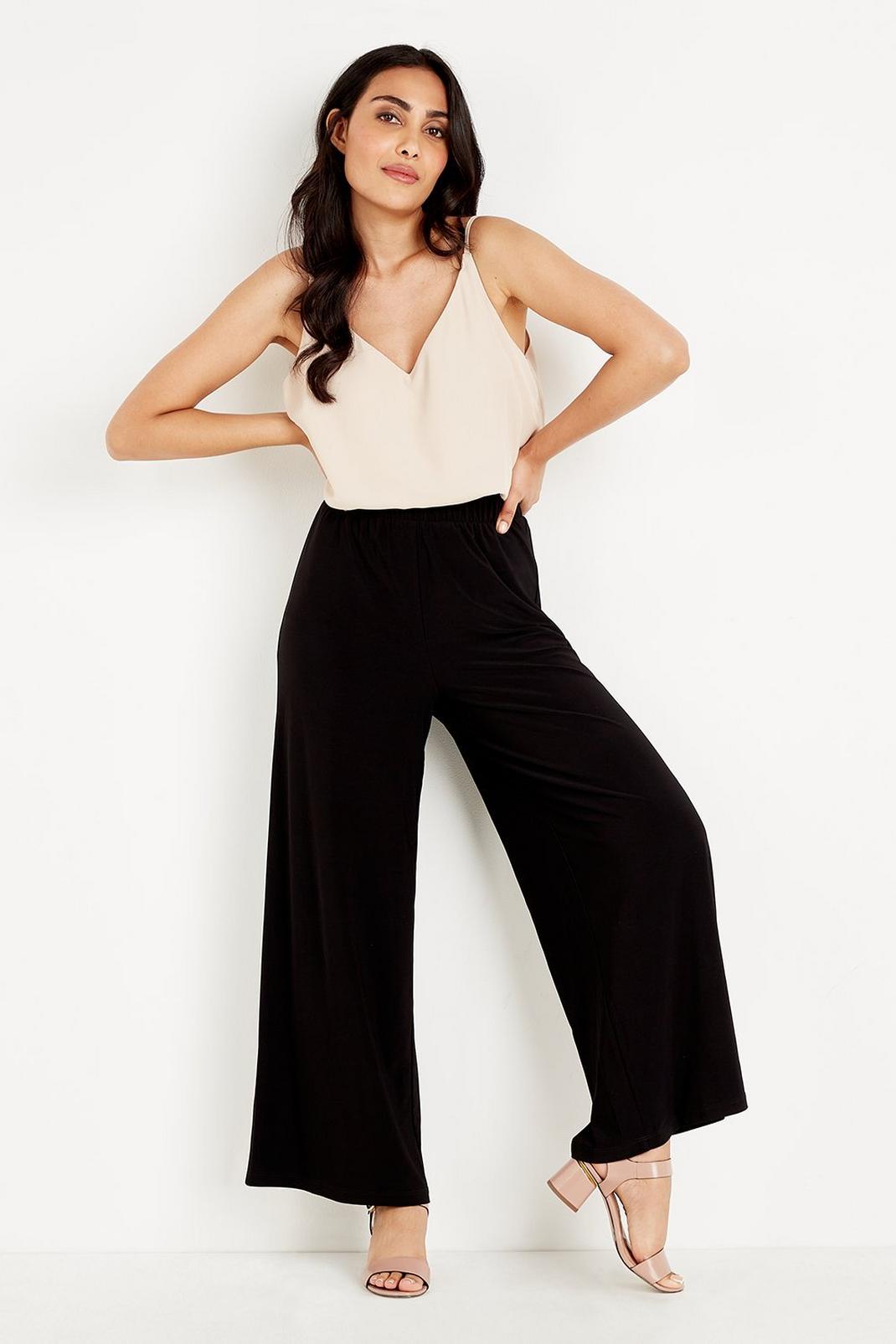 105 Petite Jersey Wide Leg Trouser image number 2