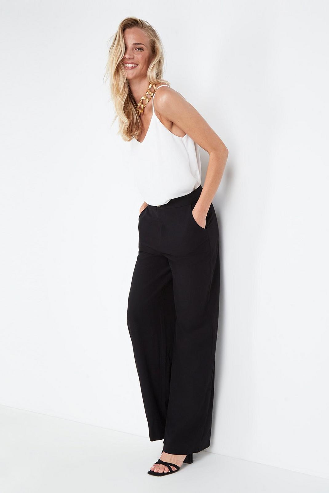 105 Tall Wide Leg Pocket Trousers image number 2
