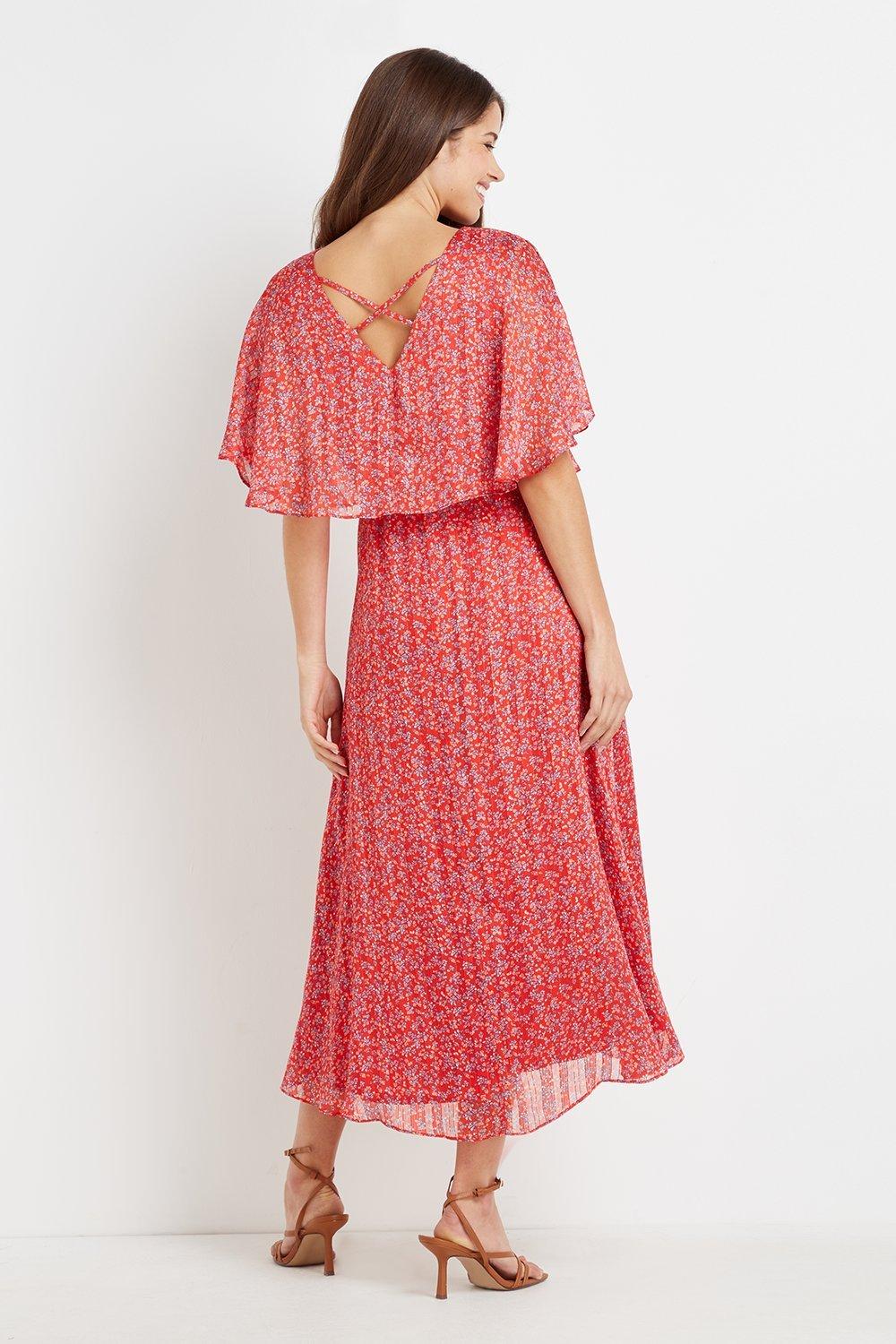 wallis cape dress