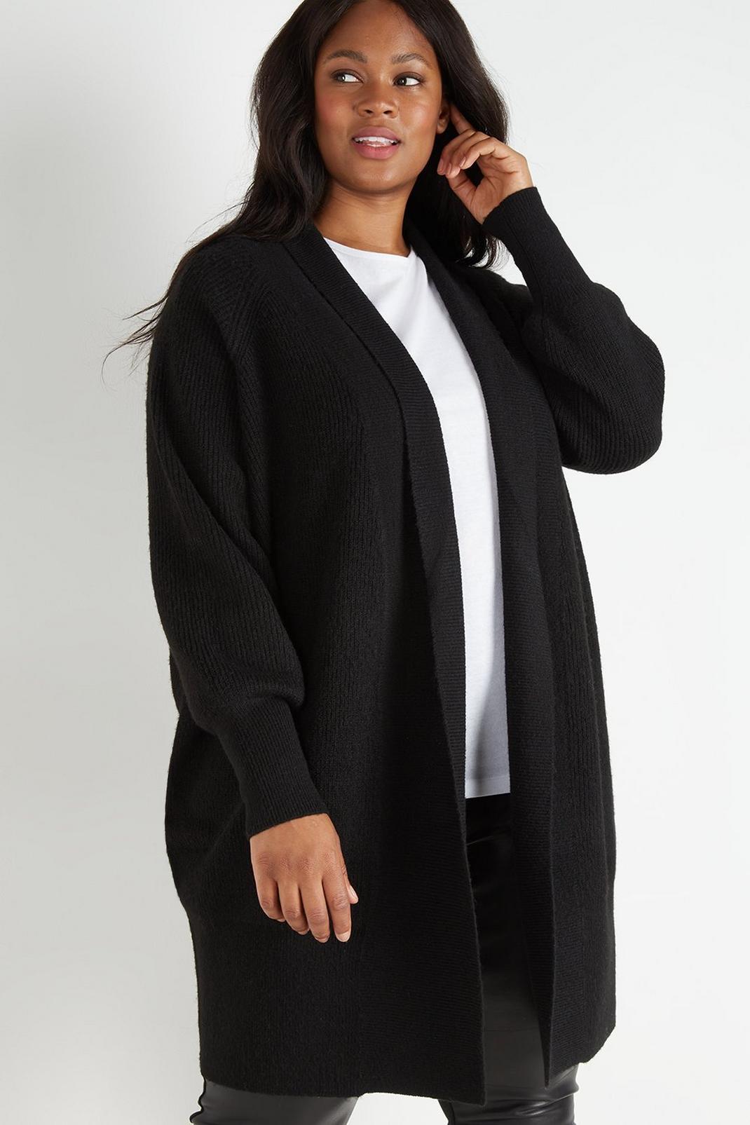 105 Curve Cosy Longline Knitted Cardigan image number 1