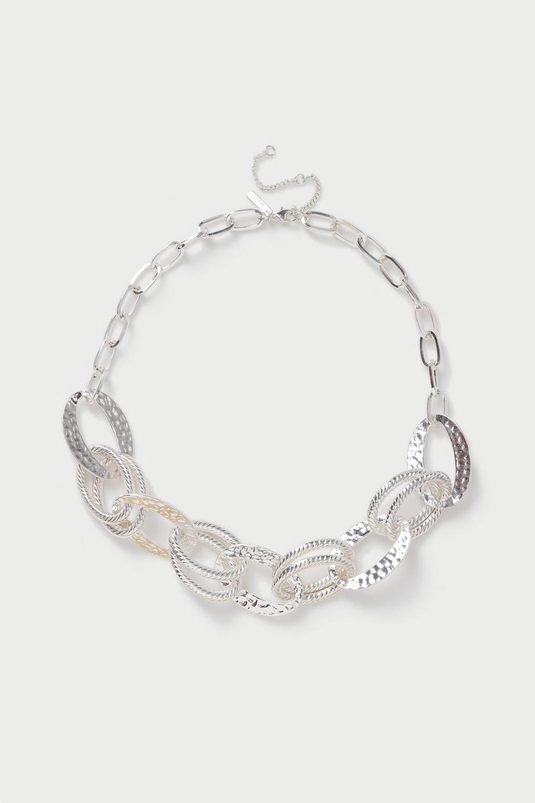Silver Ring Necklace image number 1