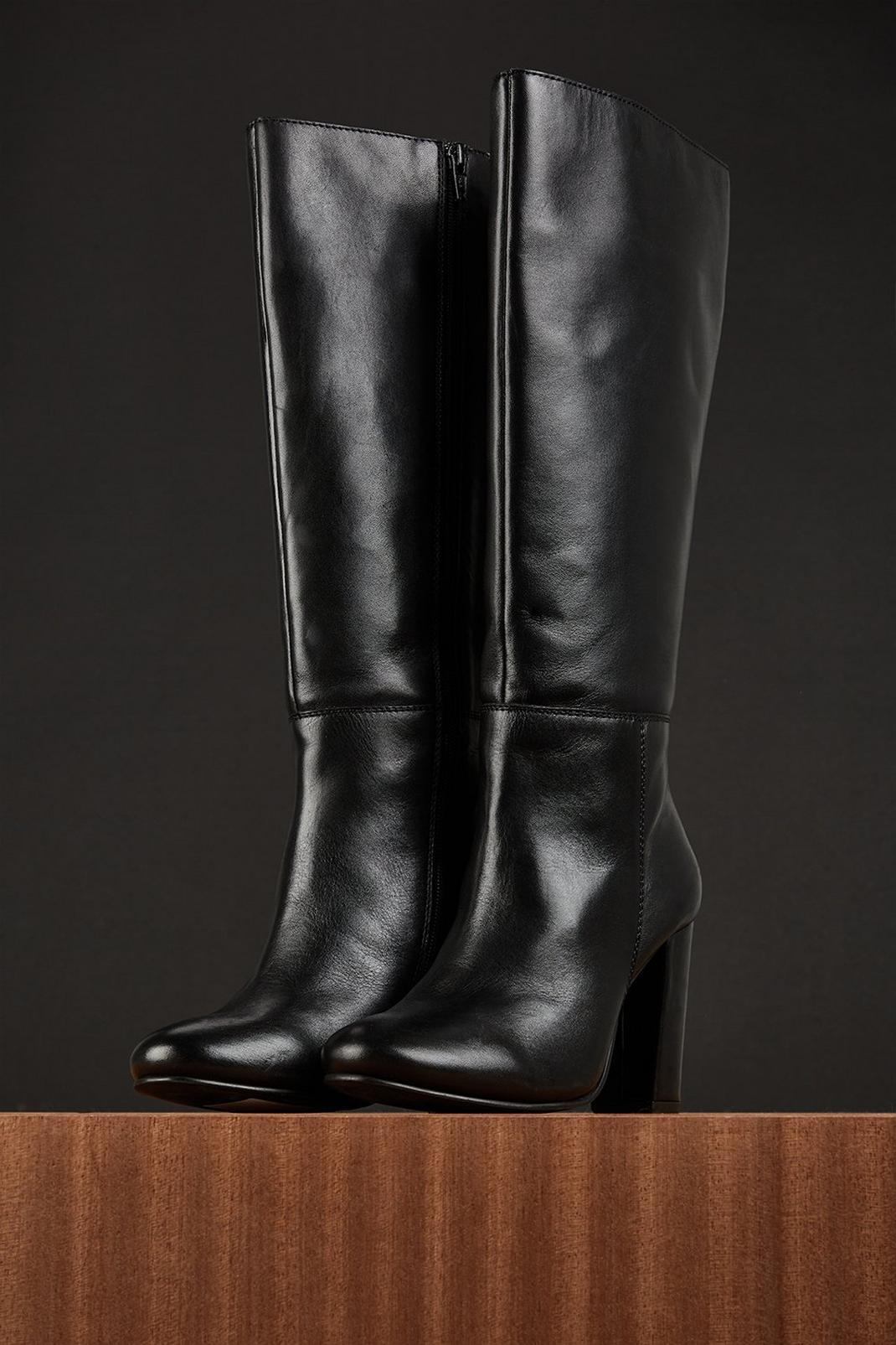 105 Opie Leather Knee High Boot image number 2