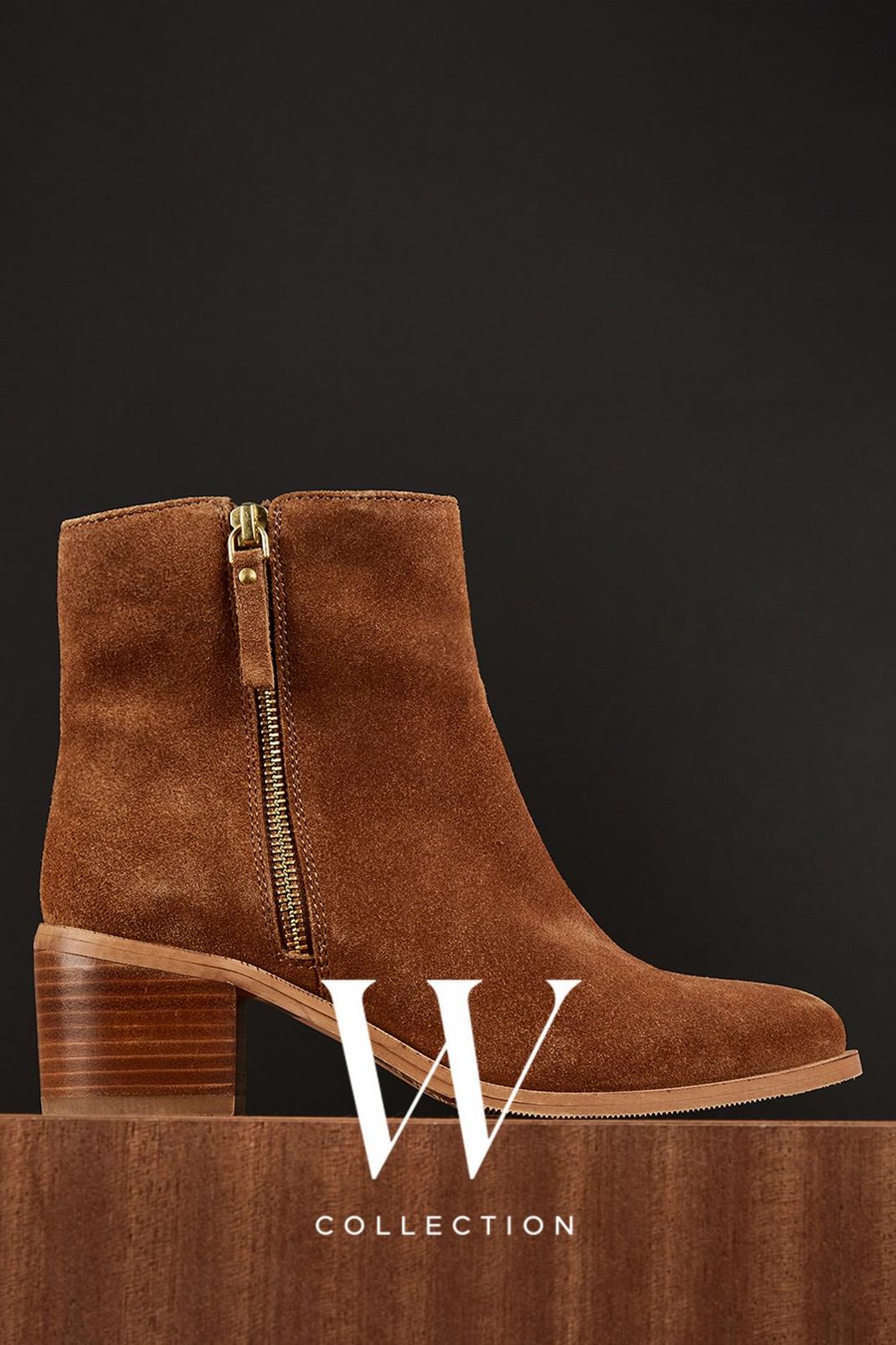 Tan Orin Suede Ankle Boot image number 1