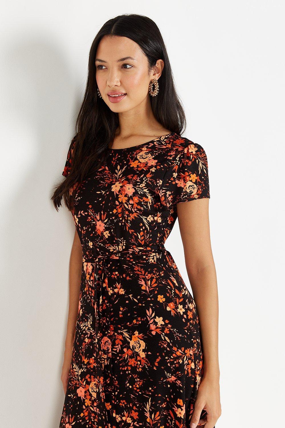 Wallis petite hot sale floral dress