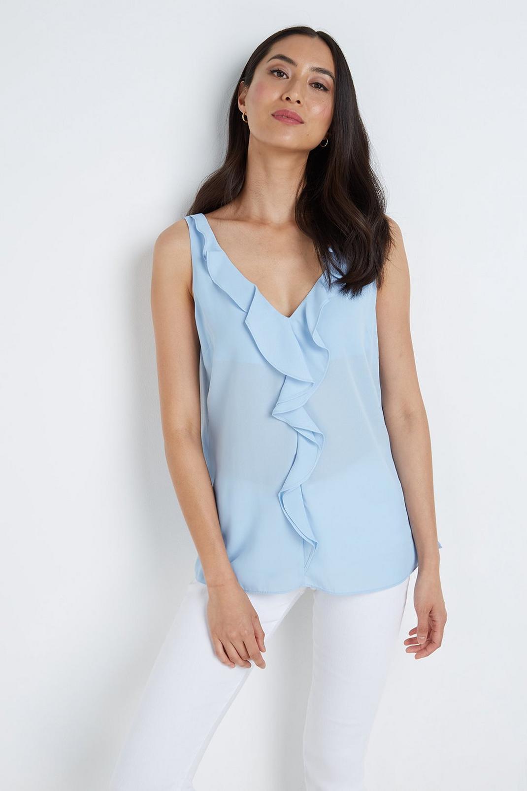 627 Ruffle Front Camisole image number 2