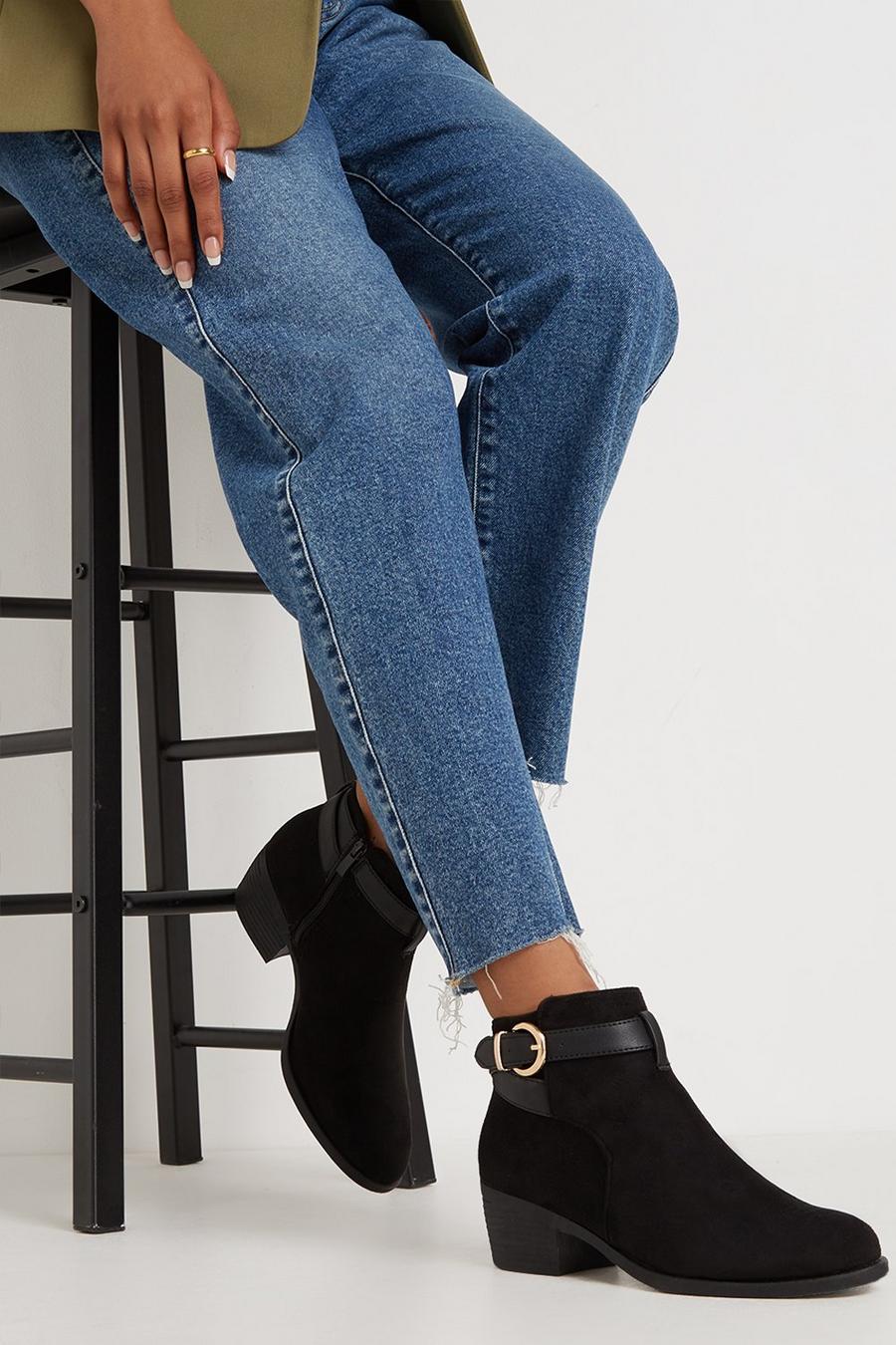 Maximus Buckle Ankle Boot