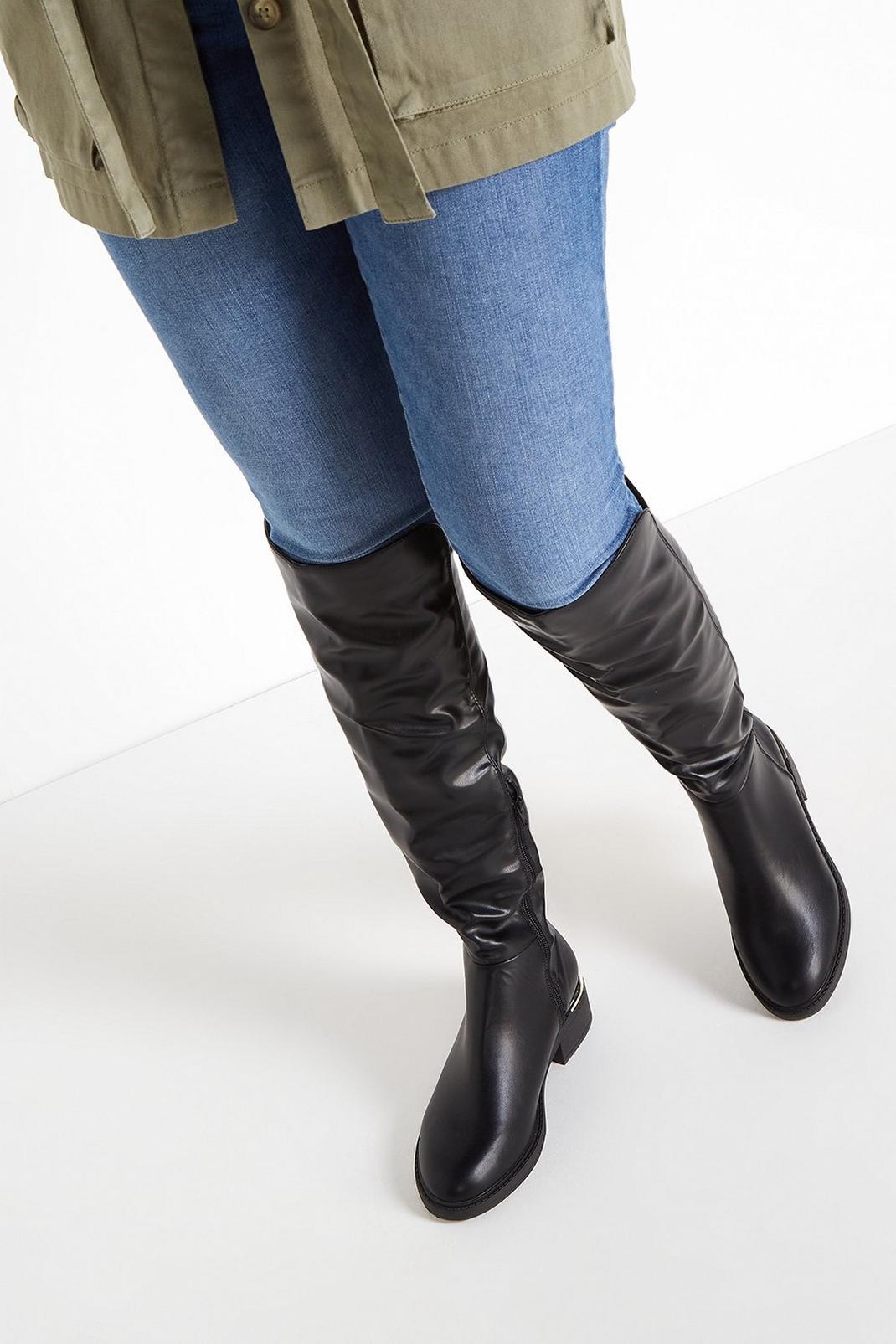 105 Wide Fit Hosta Over The Knee Boot image number 2