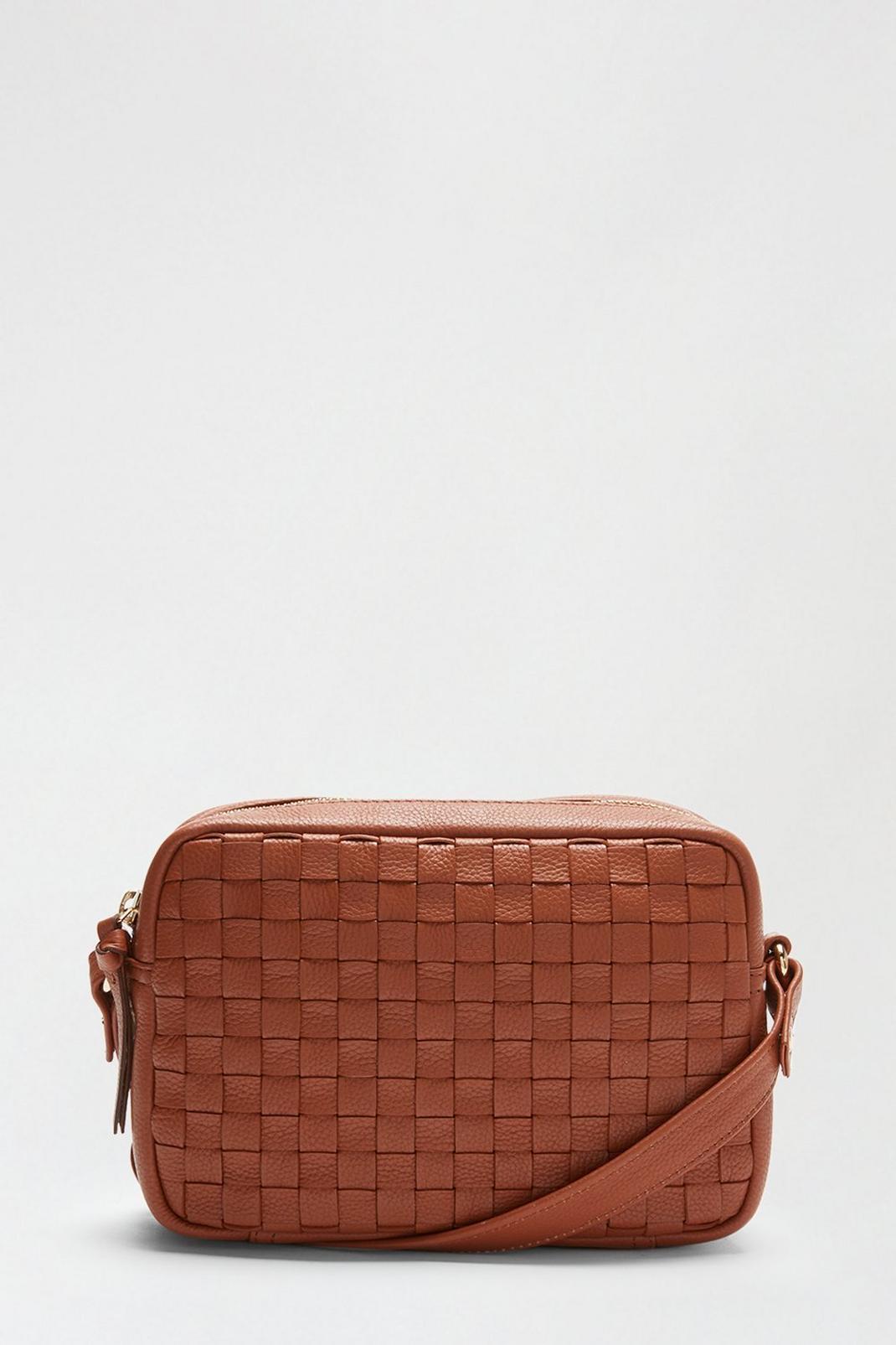 166 Luxe Leather Woven Cross image number 2