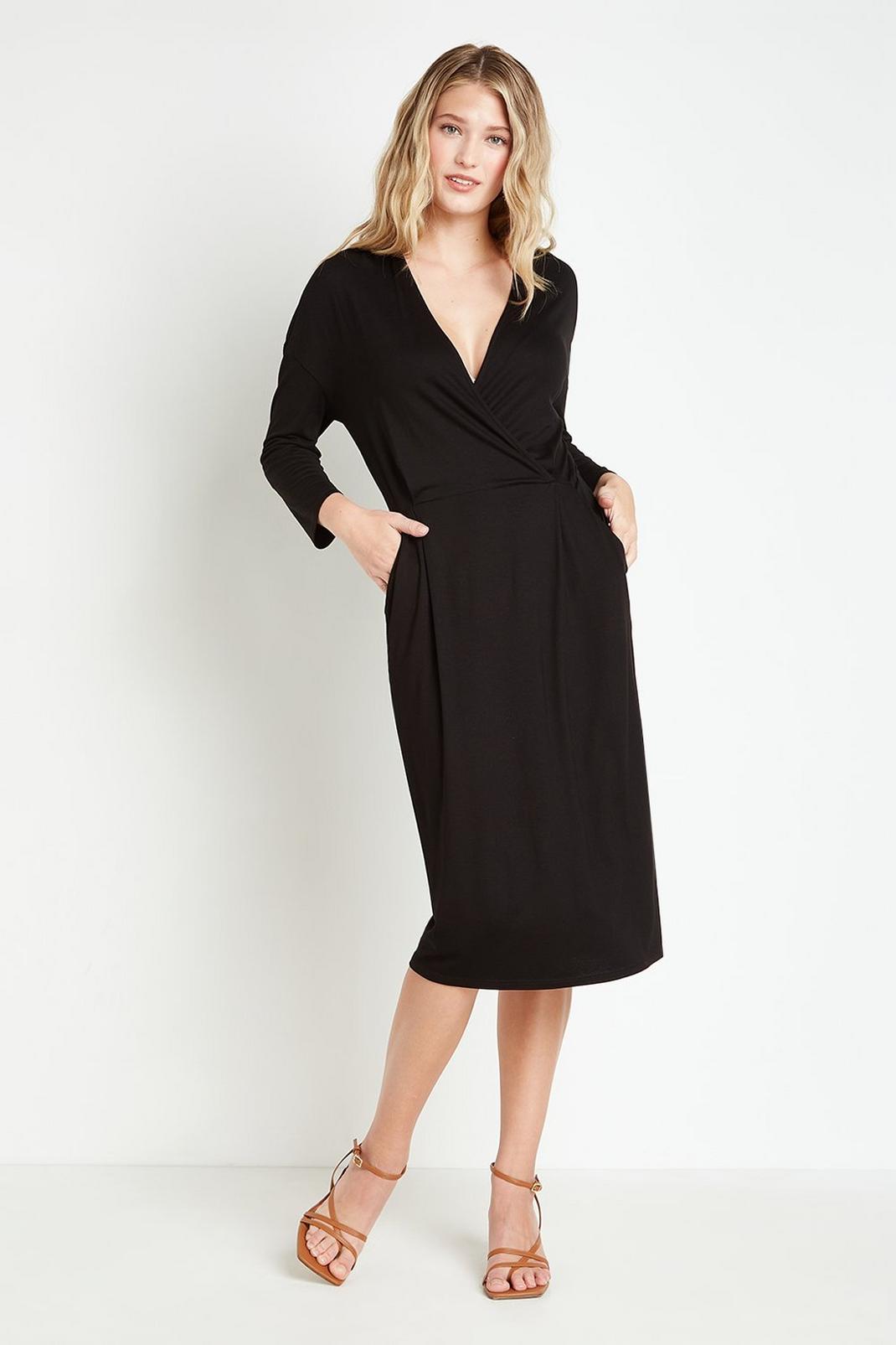 105 Tall Jersey Wrap Dress image number 2