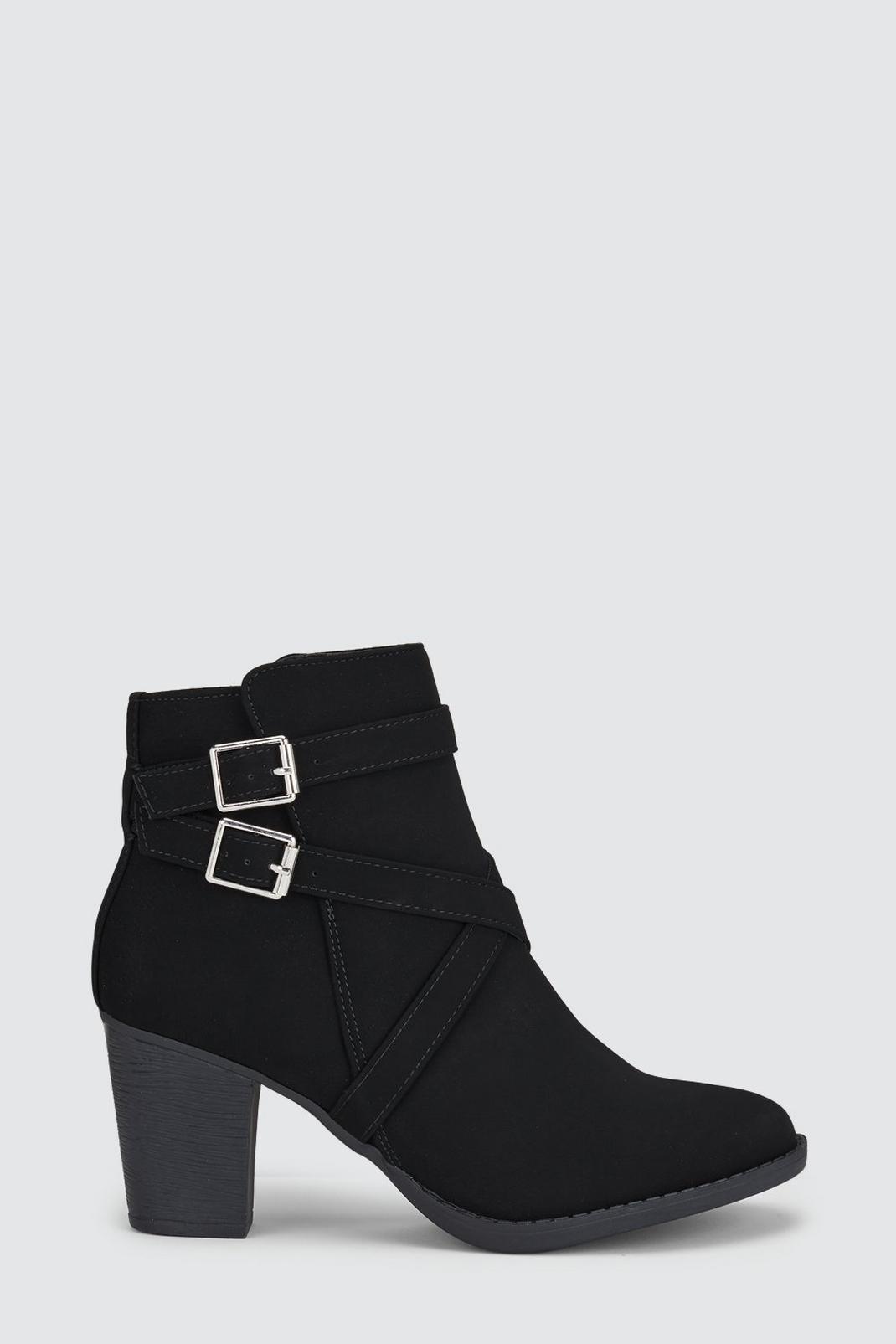 105 Alisha Cross Over Strap Ankle Boots image number 1