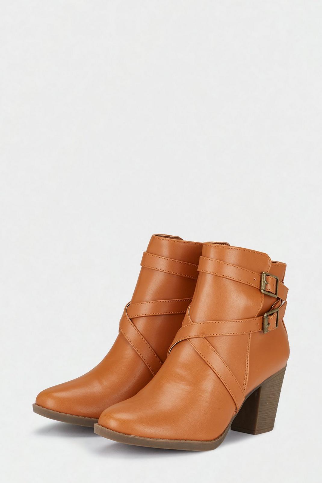 166 Alisha Cross Over Strap Ankle Boots image number 2