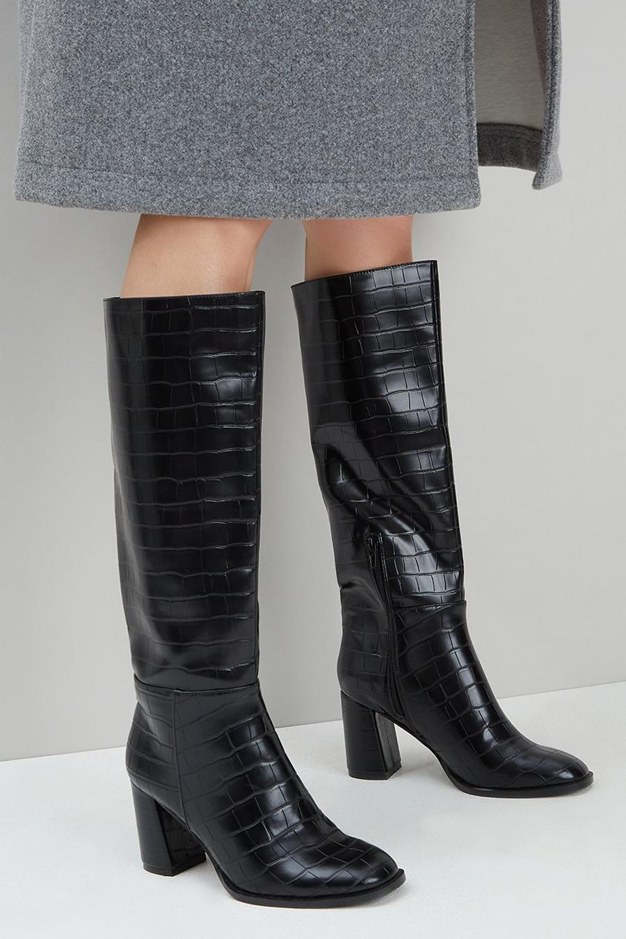 Wide Fit Hope Knee High Boots