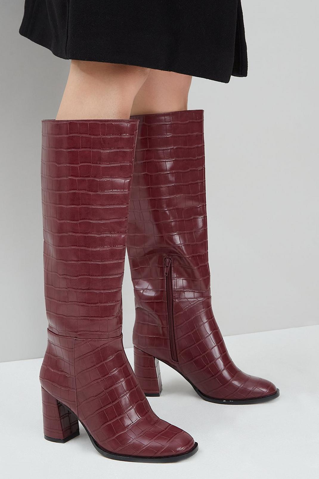 294 Wide Fit Hope Knee High Boot image number 2