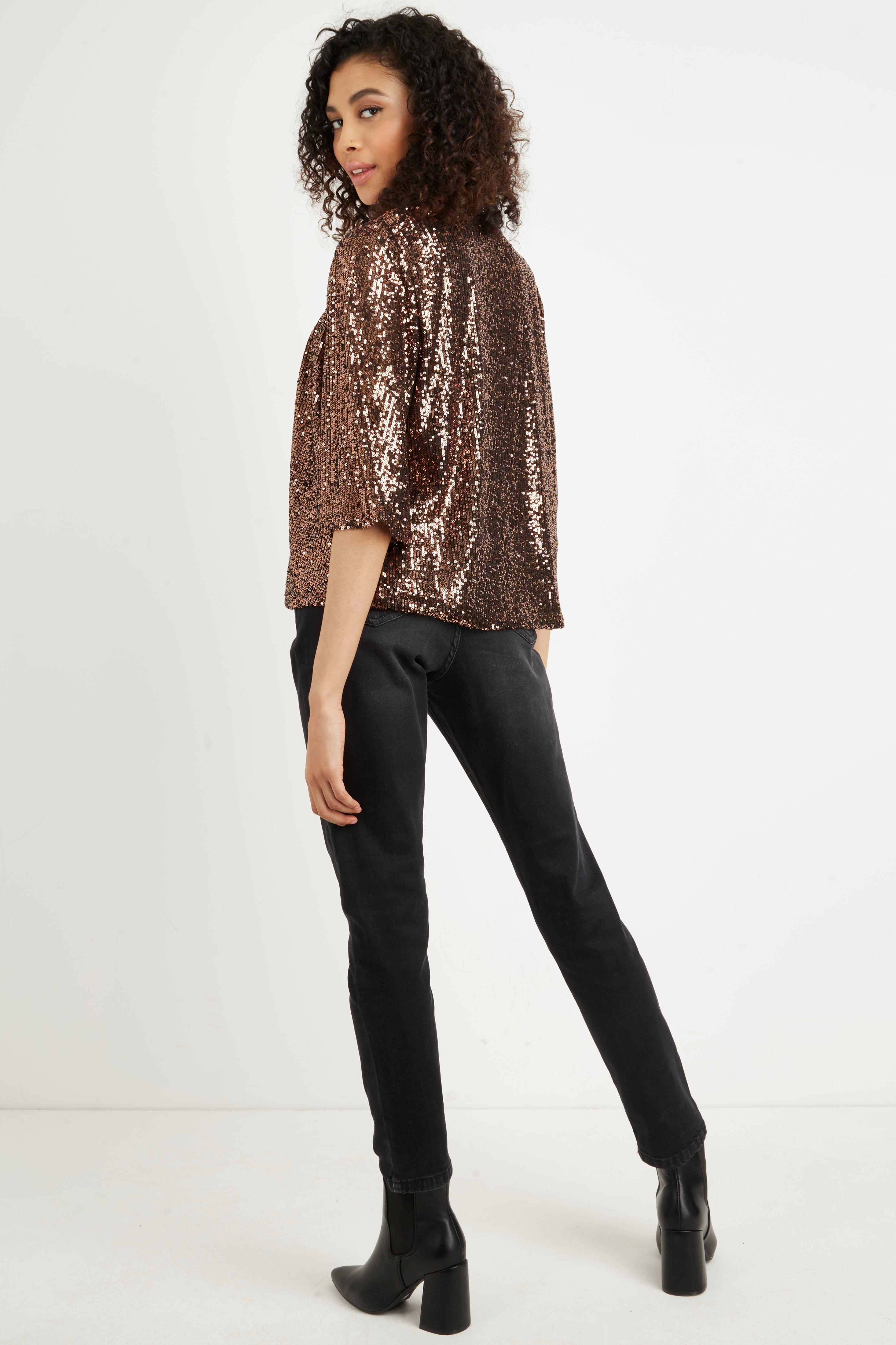 Petite sequin cheap jacket