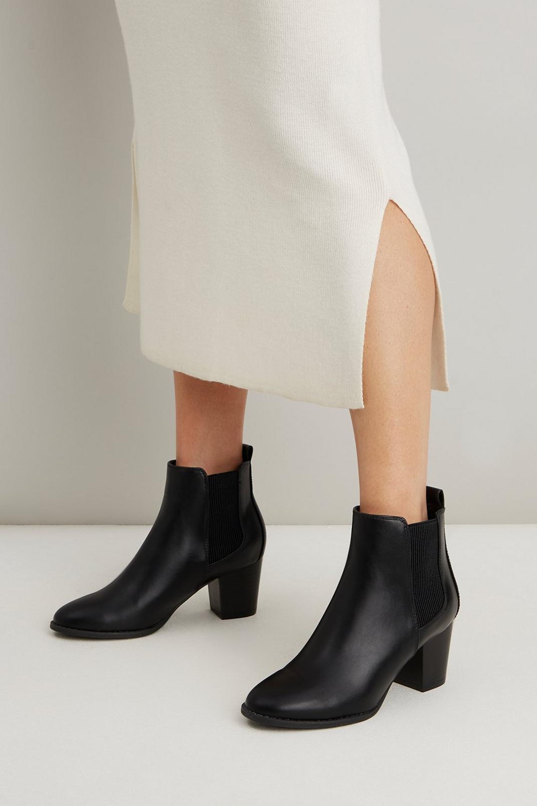 105 Anthea Block Heeled Chelsea Boot image number 1