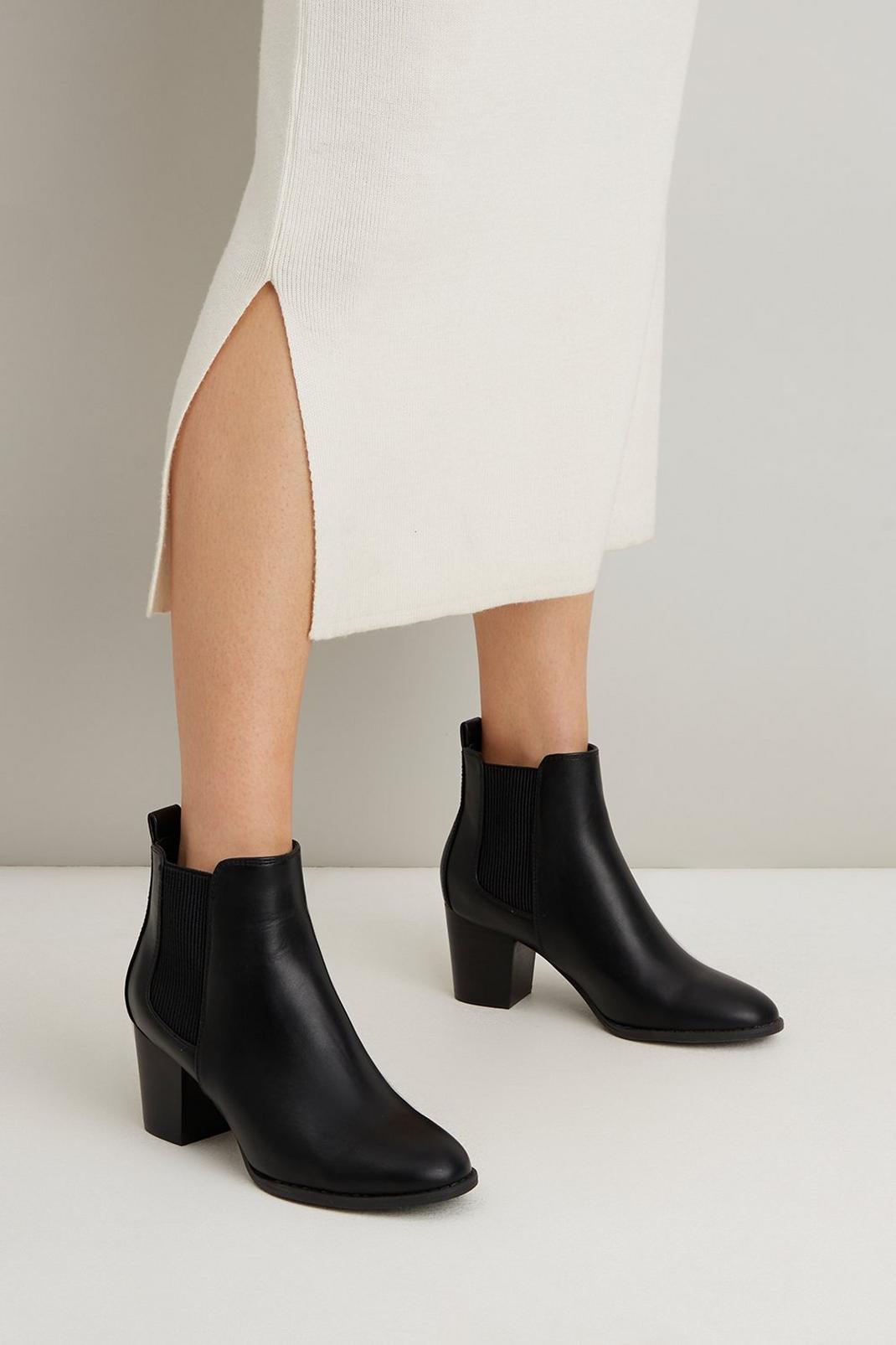 105 Anthea Block Heeled Chelsea Boot image number 2