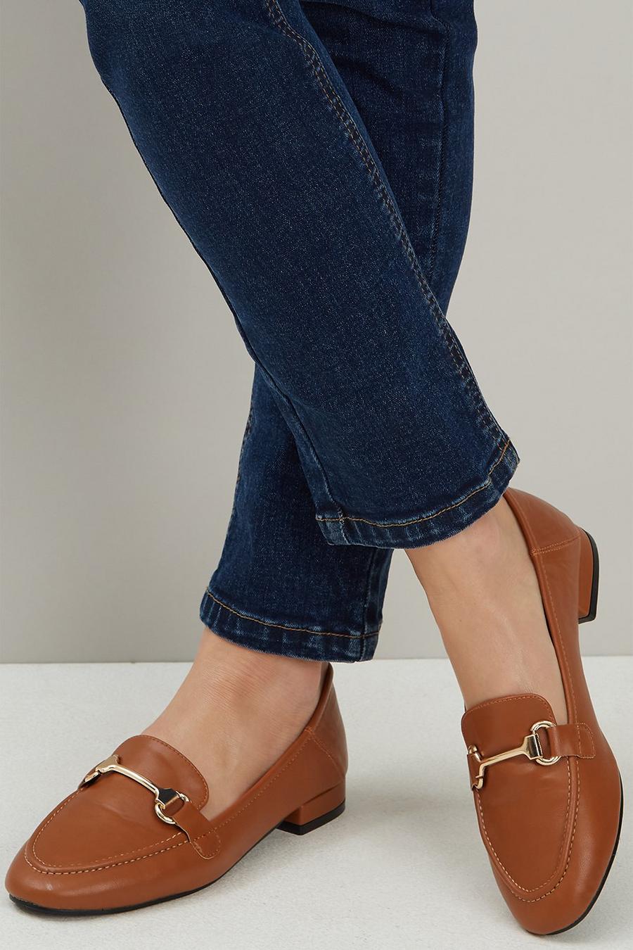 Laura Snaffle Detail Loafers