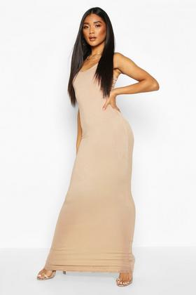Buy Missguided Satin Cowl Neck Ruched Mini Dress - Stone