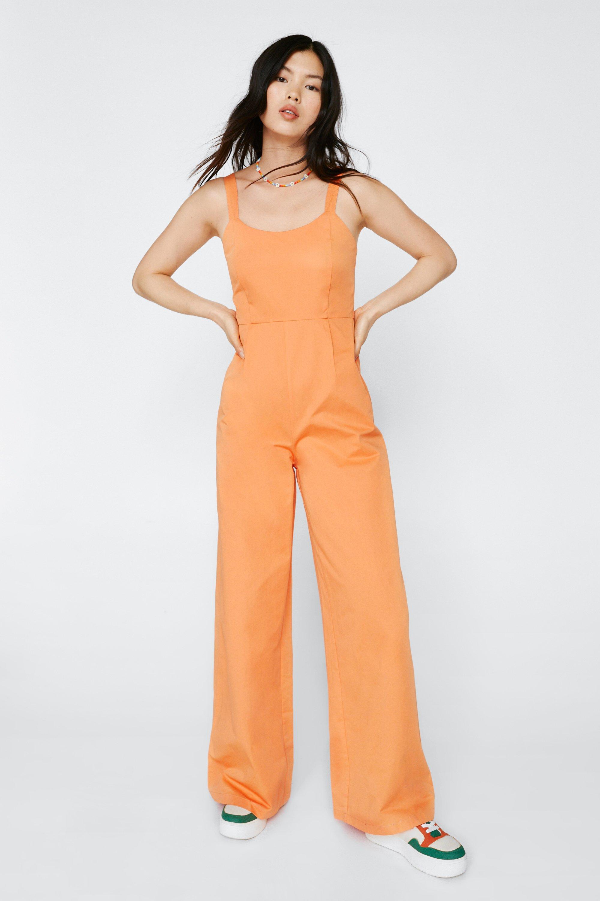 sexy orange jumpsuits