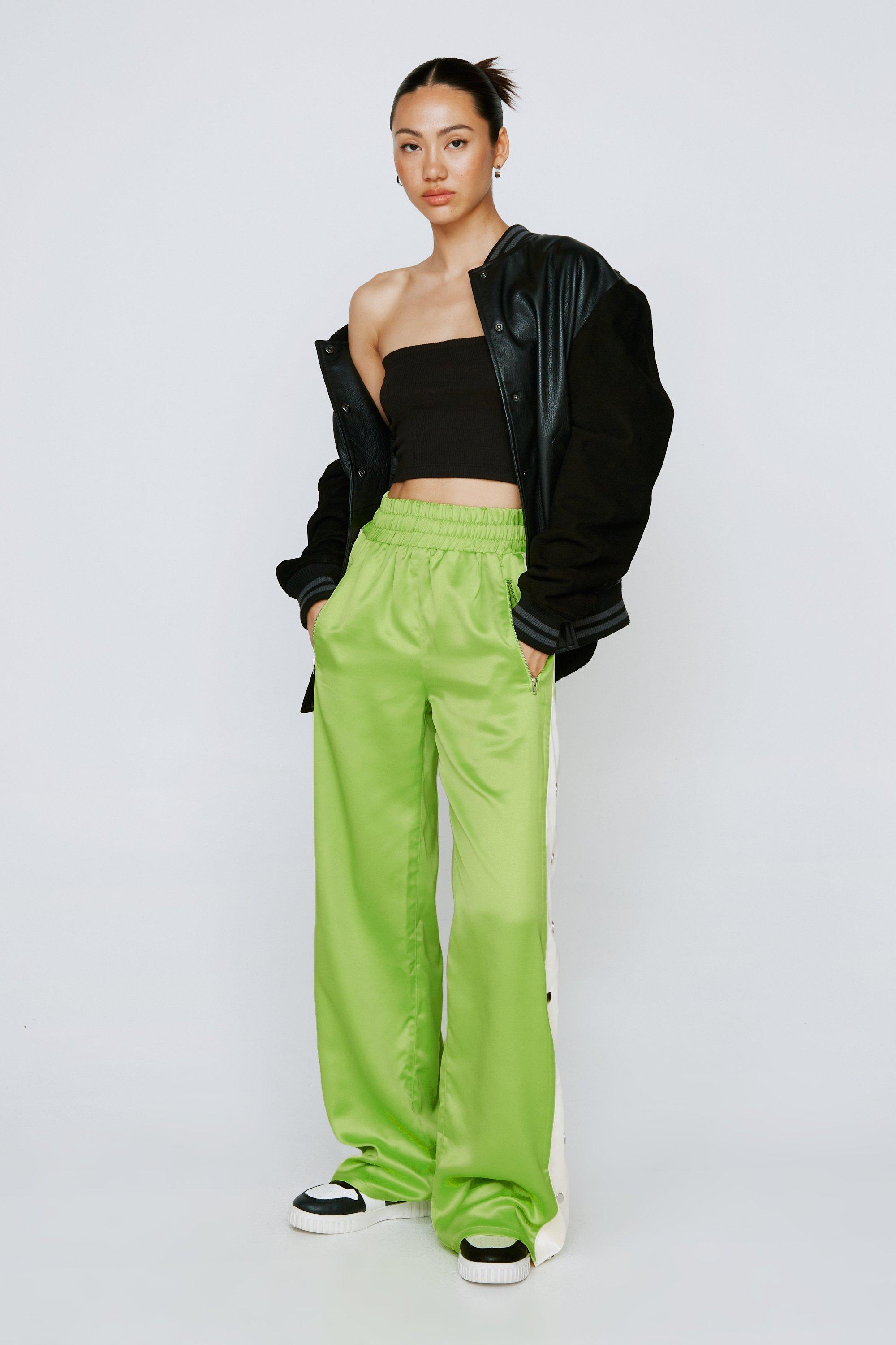 Popper cheap trousers zara