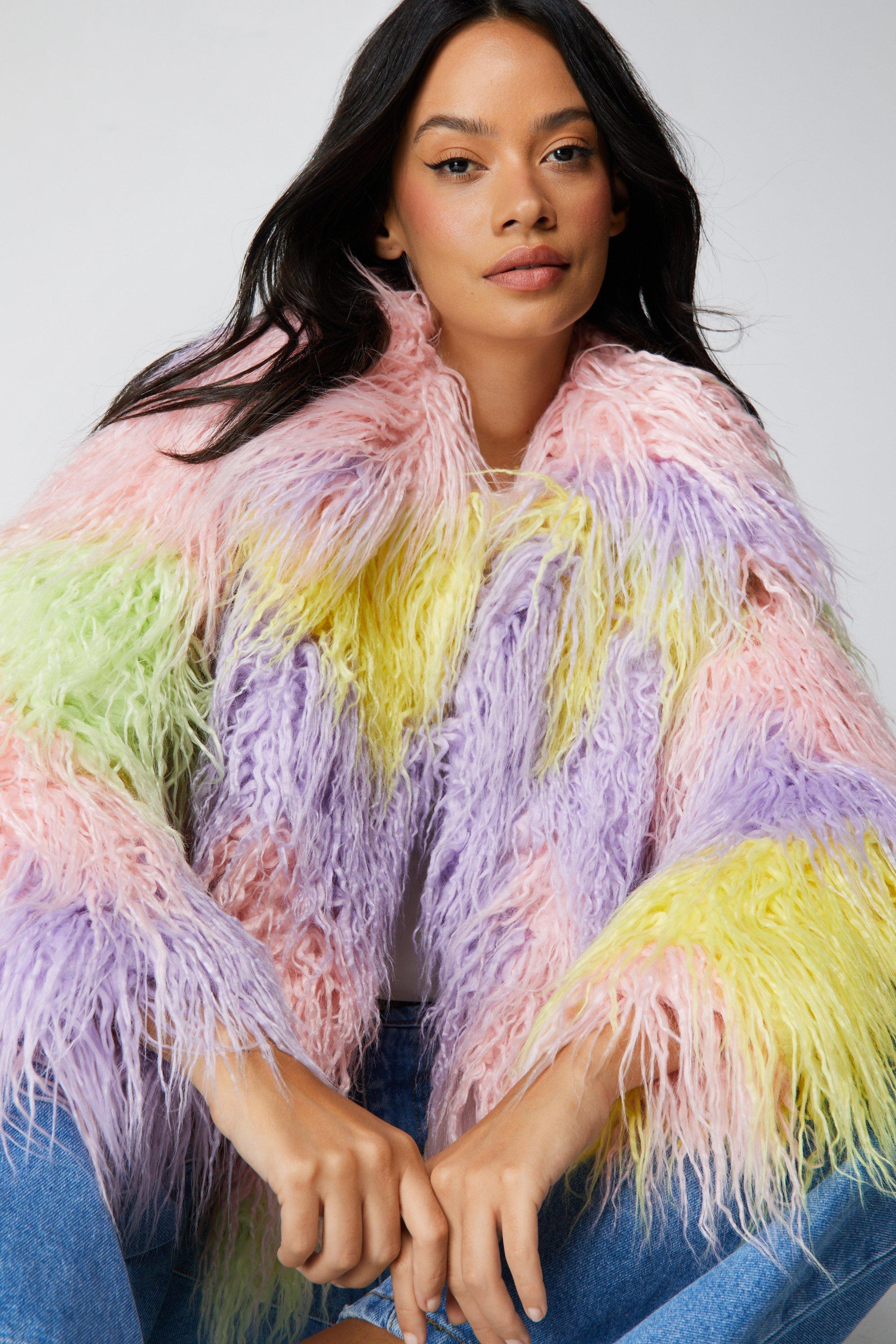 Festival faux cheap fur coat