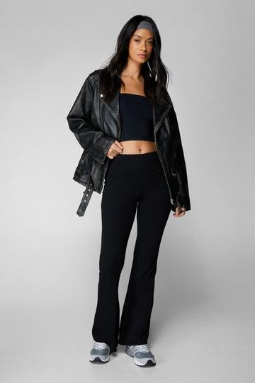 Pull-on jersey trousers