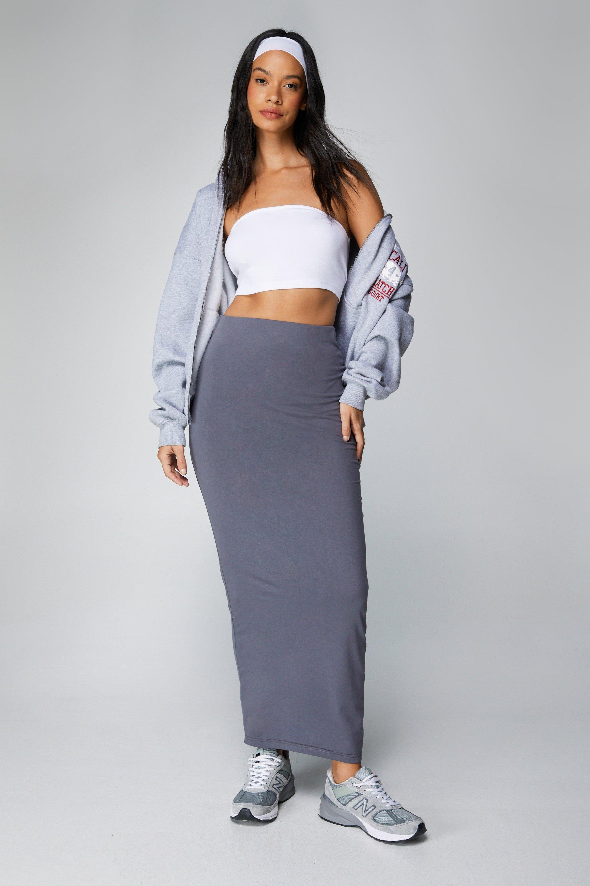 Women's Off The Shoulder Jumper And Maxi Skirt Knitted Set | Boohoo UK