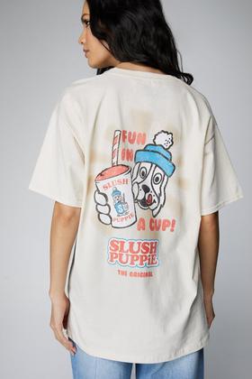 Oversized printed T-shirt - White/Blondie - Ladies