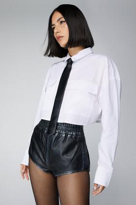 Plus Size Sheer Fringe Sequin Shirt