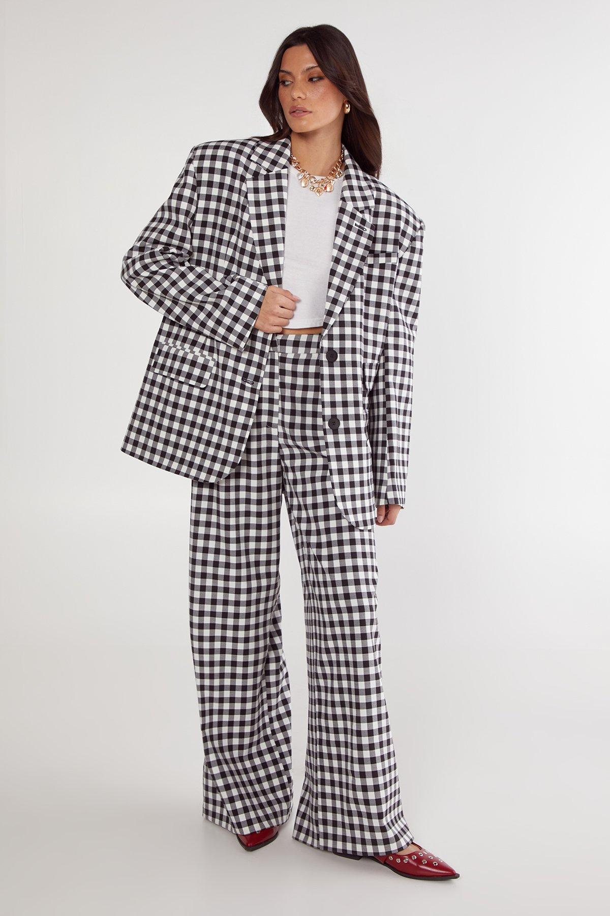 Feather Trim Kick Flare Trousers | Nasty Gal