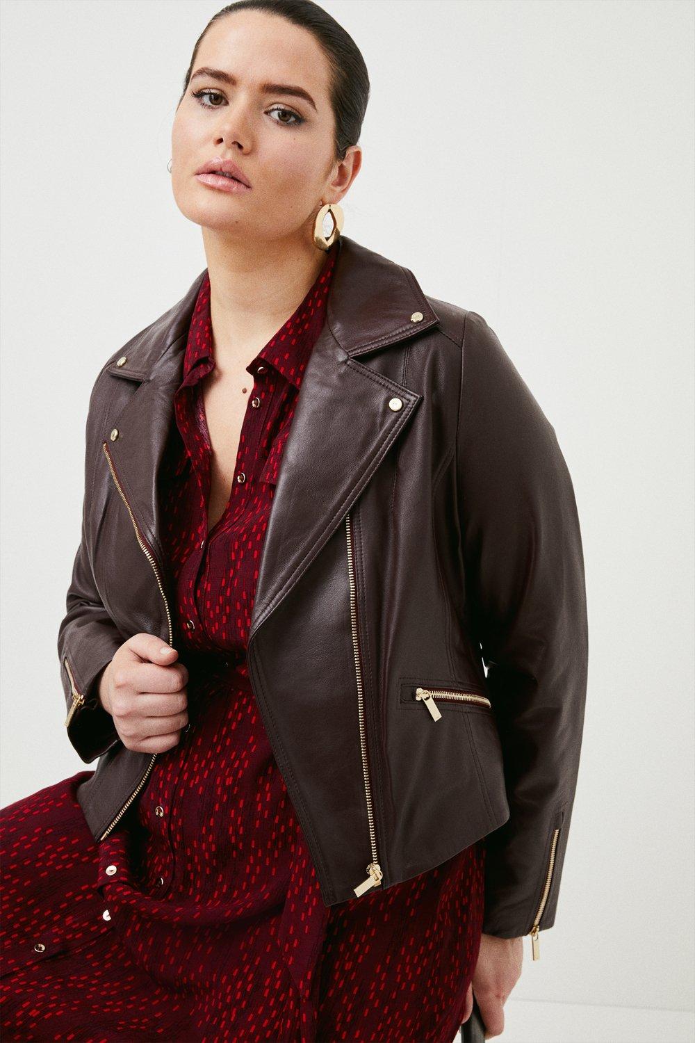 Karen millen suede biker cheap jacket