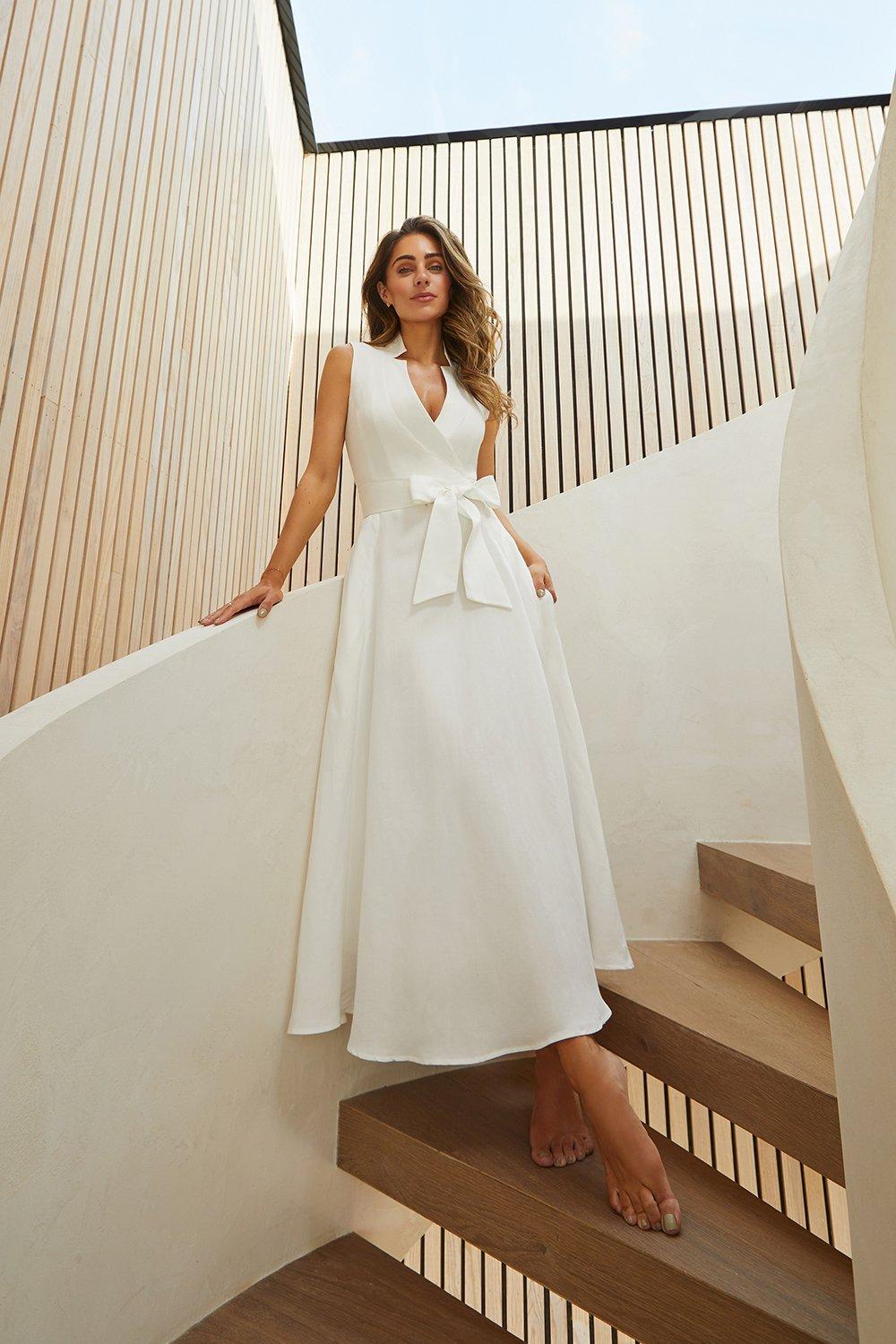 CAINEE ケイニー oversized maxi dress white CAINEE ケイニー oversized maxi dress white