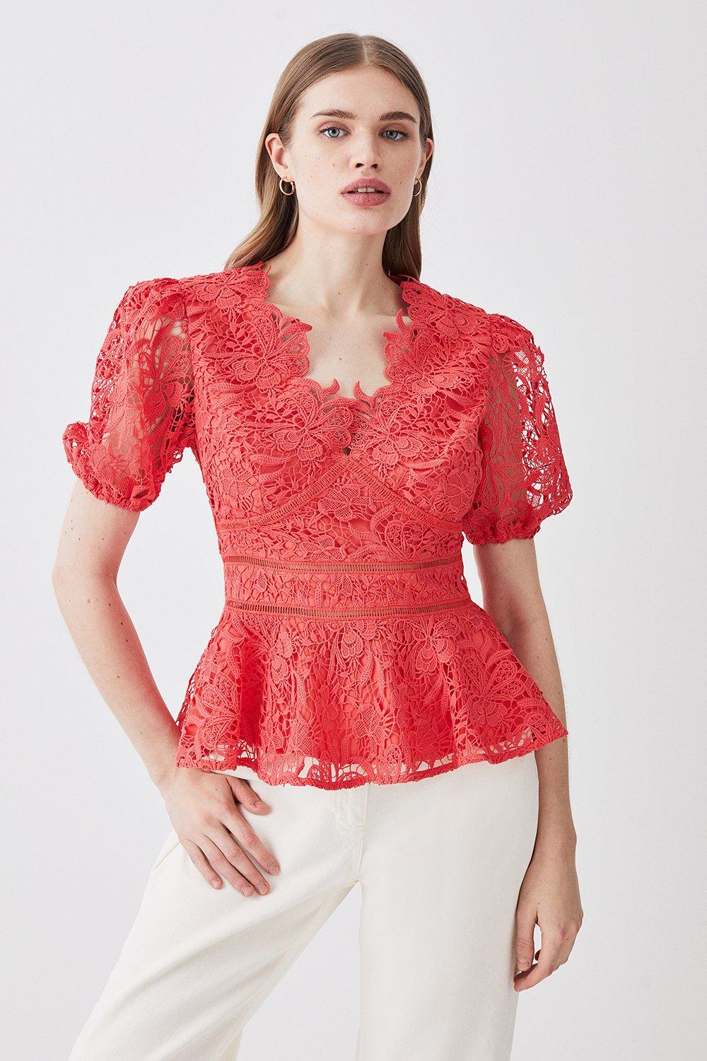 Karen millen 2024 red jumper