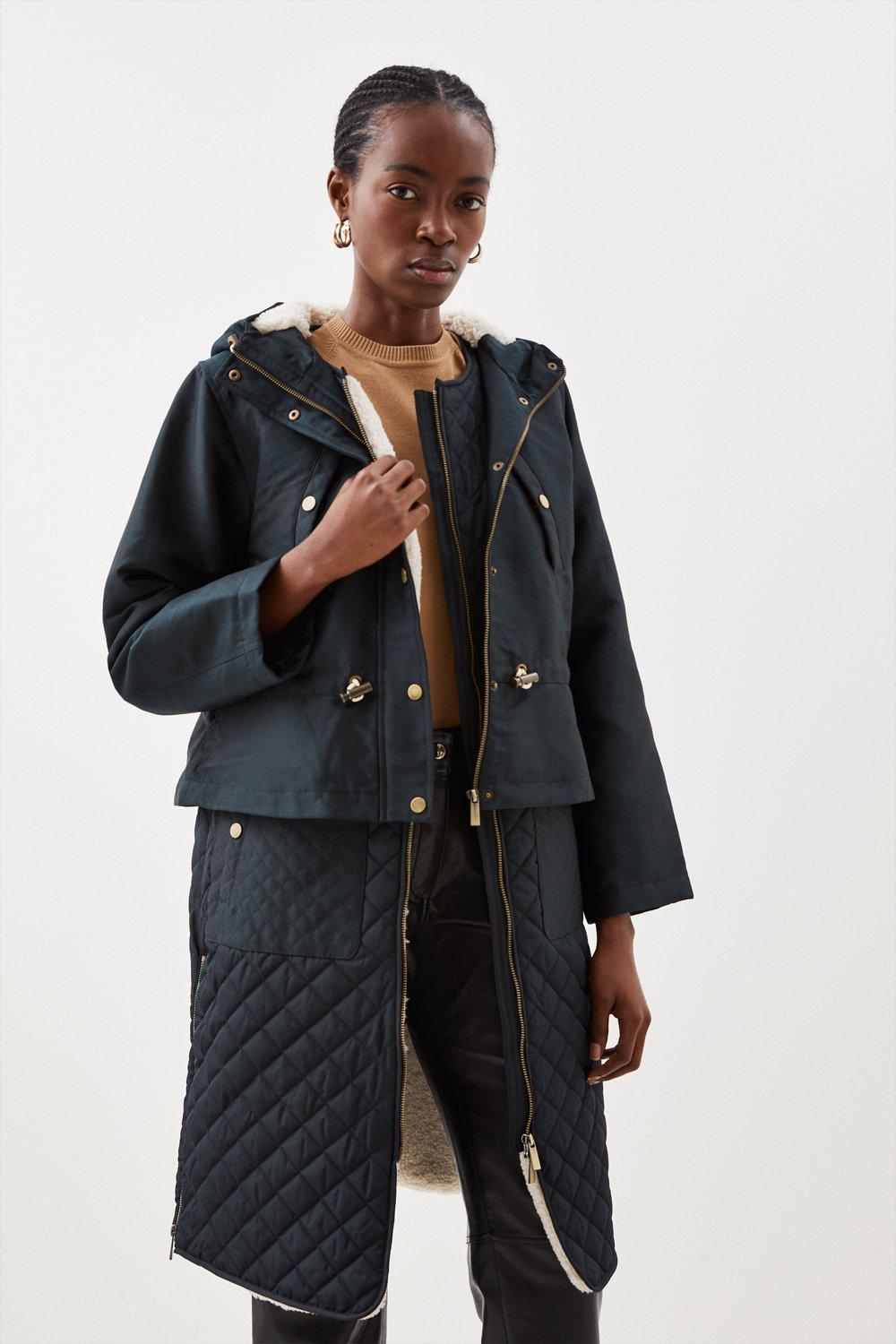 Lightweight short deals trench coat