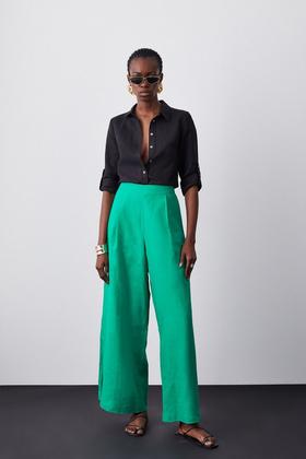 Wide Leg Linen Pants - for Beach, Lunch, or Hanging out! - Karen