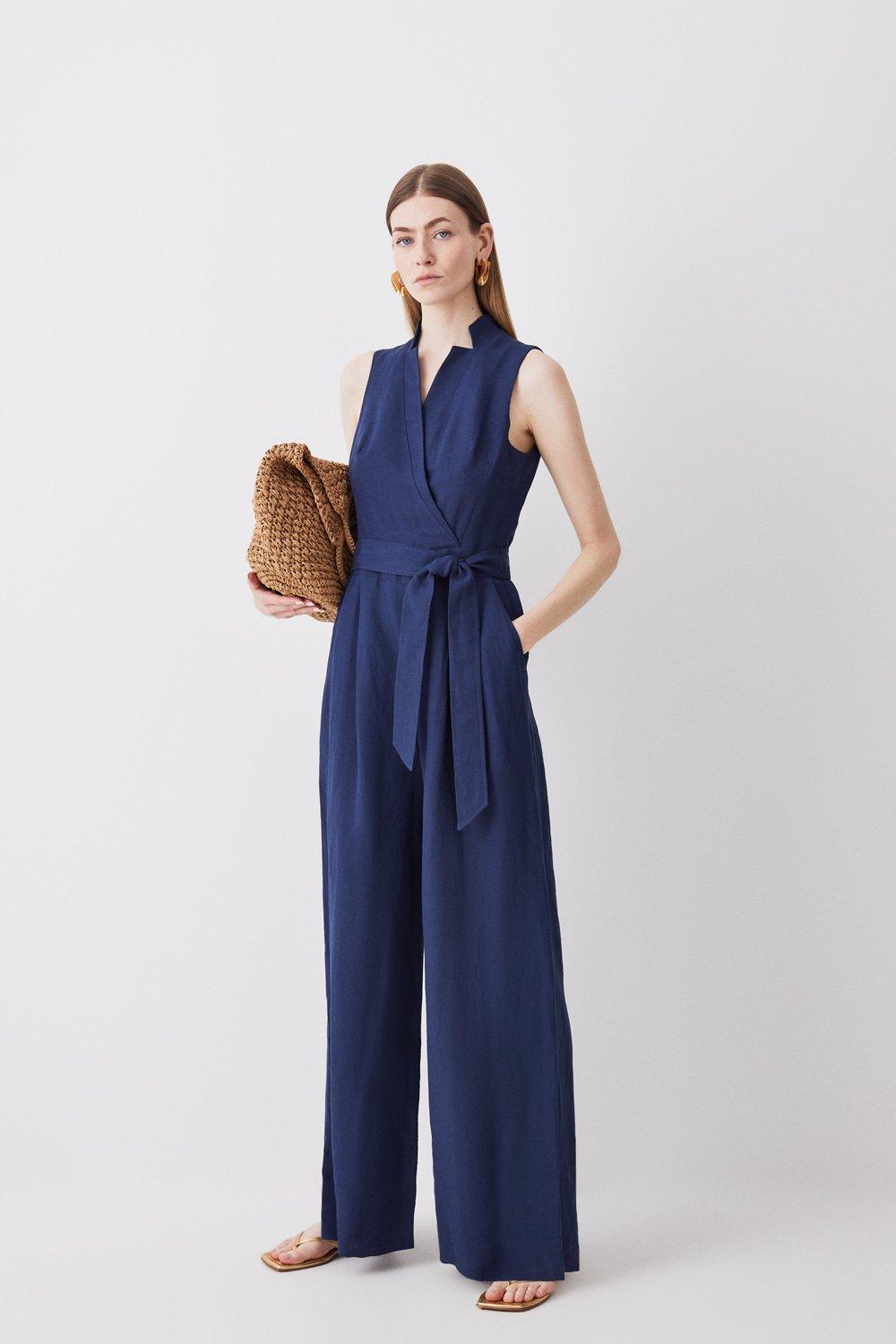 Karen millen 2024 bardot jumpsuit