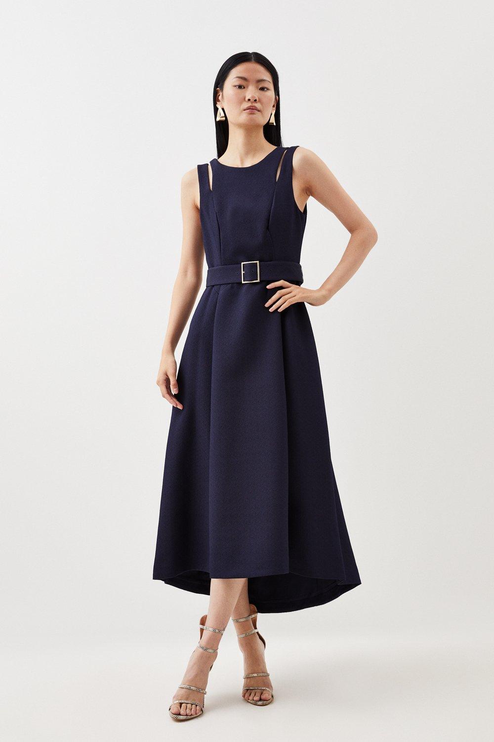 Karen millen 2024 navy dress