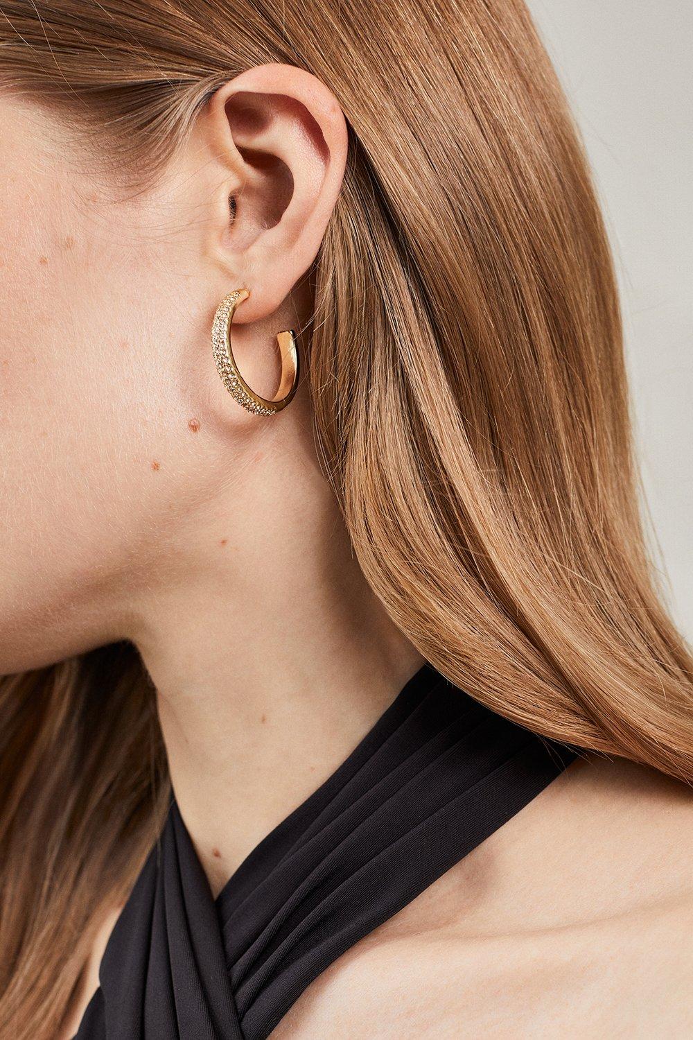 Karen millen clearance rose gold earrings