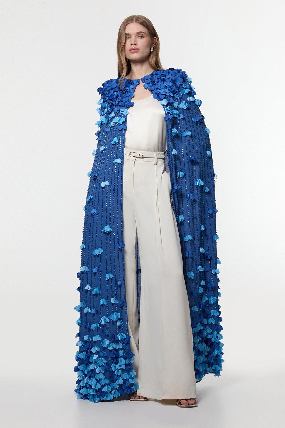 Floral & Geo Embroidered Woven Maxi Dress | Karen Millen Floral & Geo Embroidered Woven Maxi Dress | Karen Millen