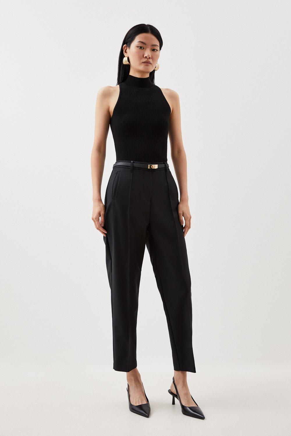 Karen millen hotsell black trousers