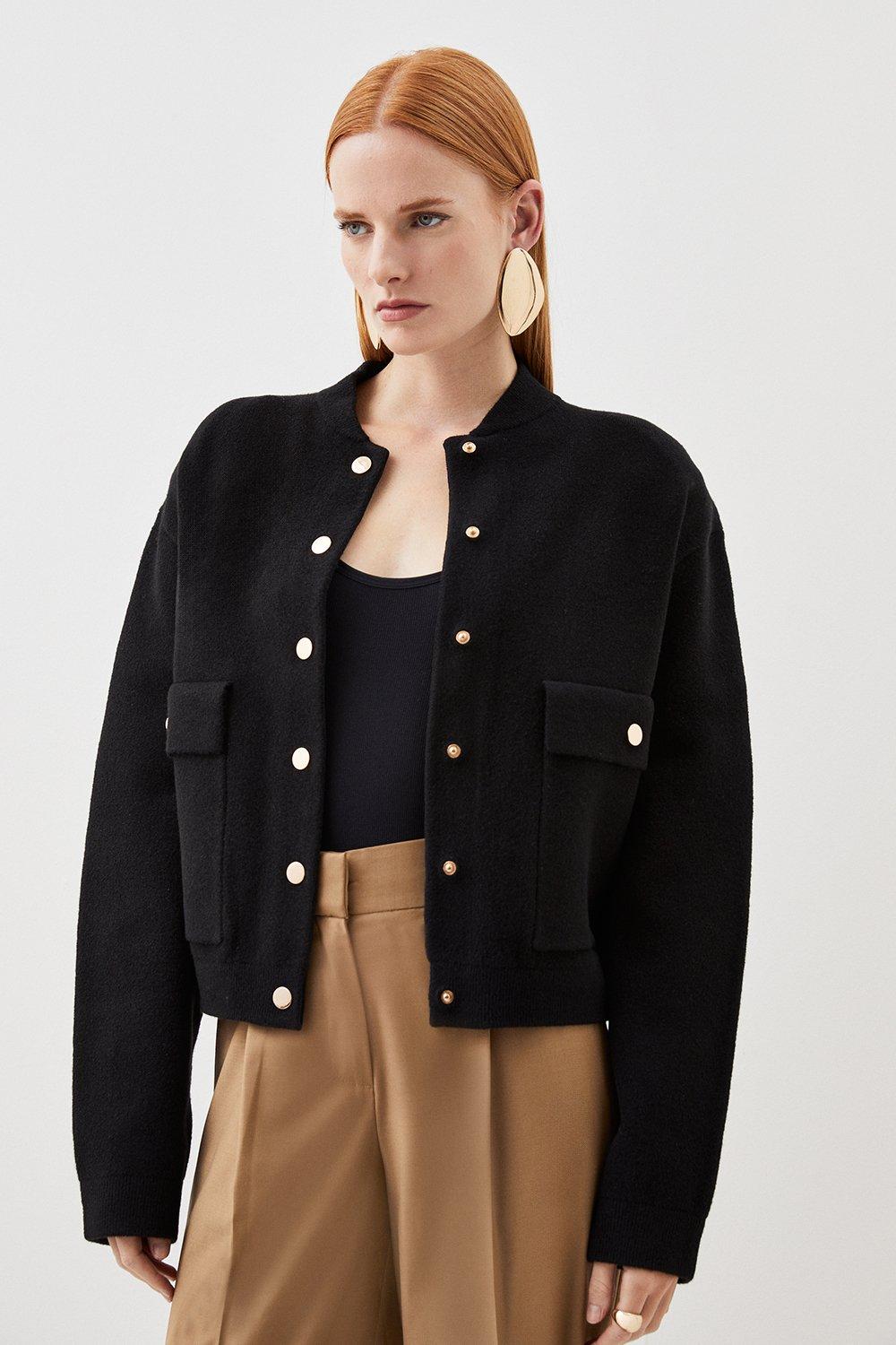 Karen millen 2024 bomber jacket