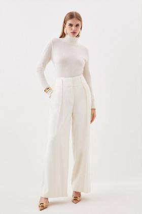 Lydia Millen Plus Size Linen Wide Leg Pants