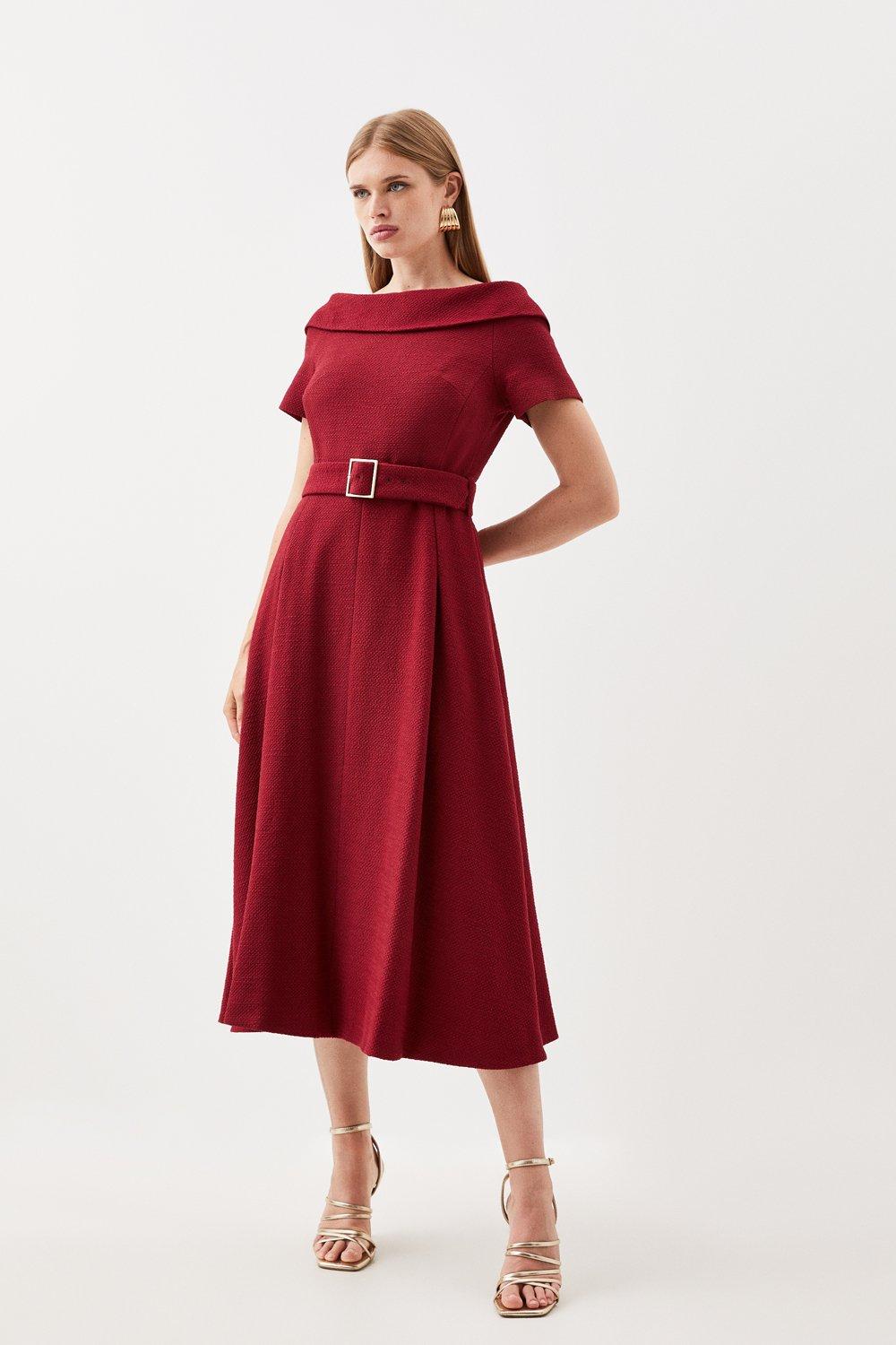 Karen millen pleated trench on sale dress