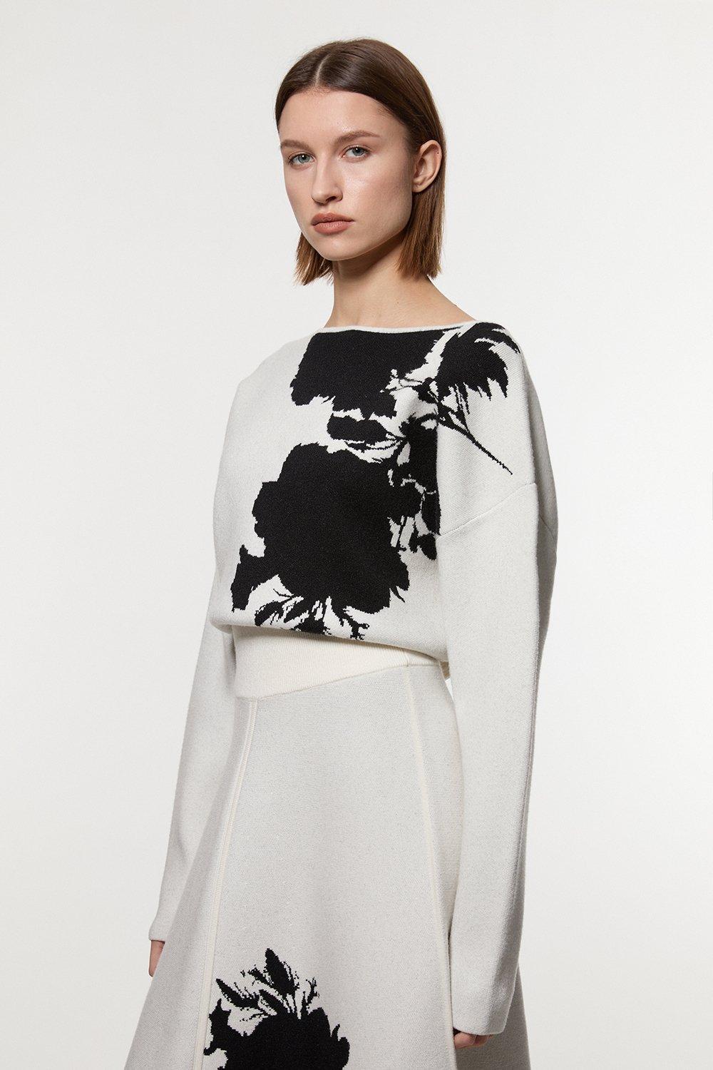 Wool Sheer Knit Turtleneck | Karen Millen Wool Sheer Knit Turtleneck | Karen Millen