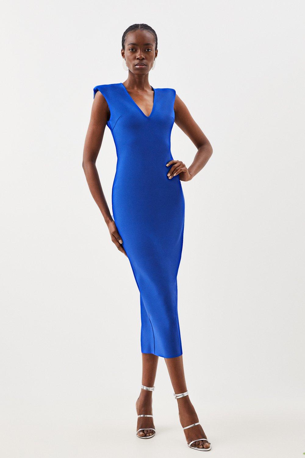 Karen millen outlet royal blue dress