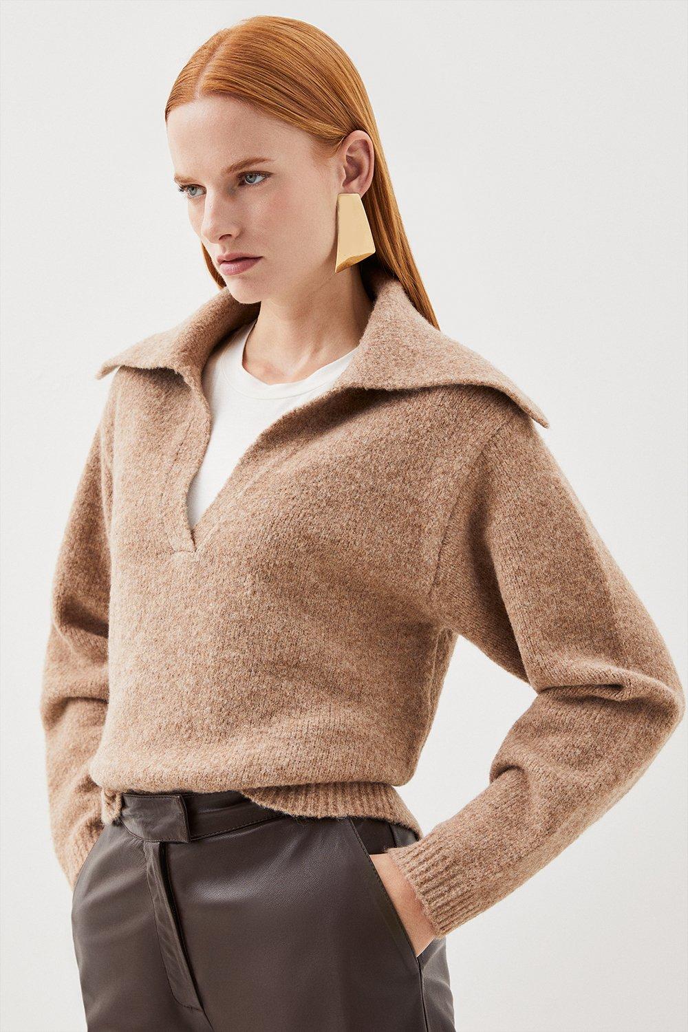 Cashmere Blend Turtleneck Sweater | Karen Millen