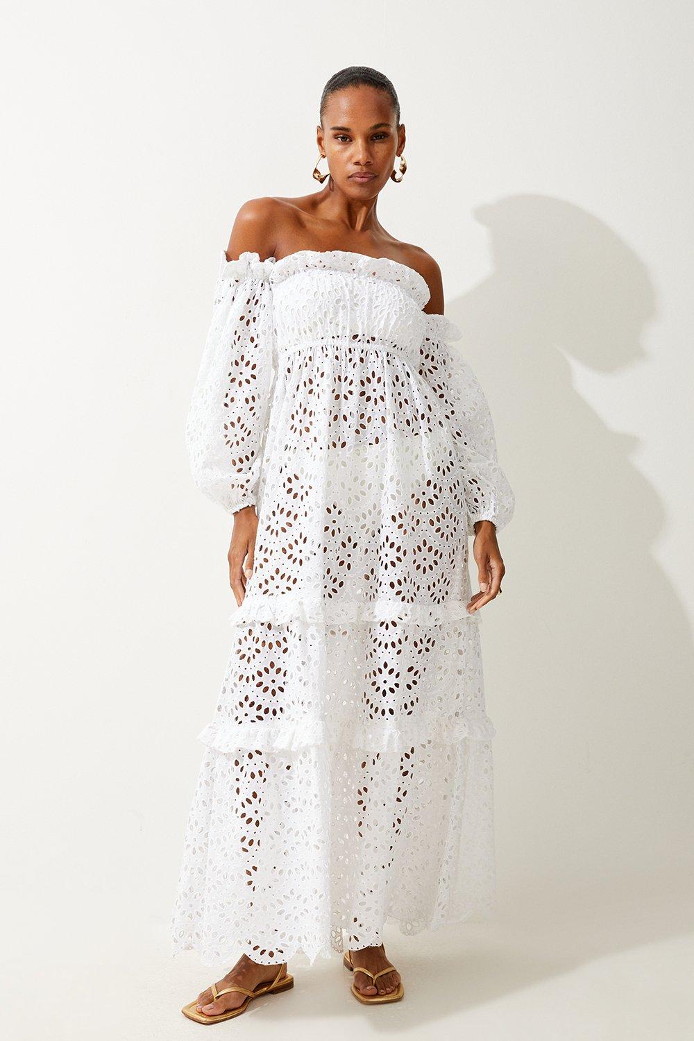 Karen millen crochet dress sale