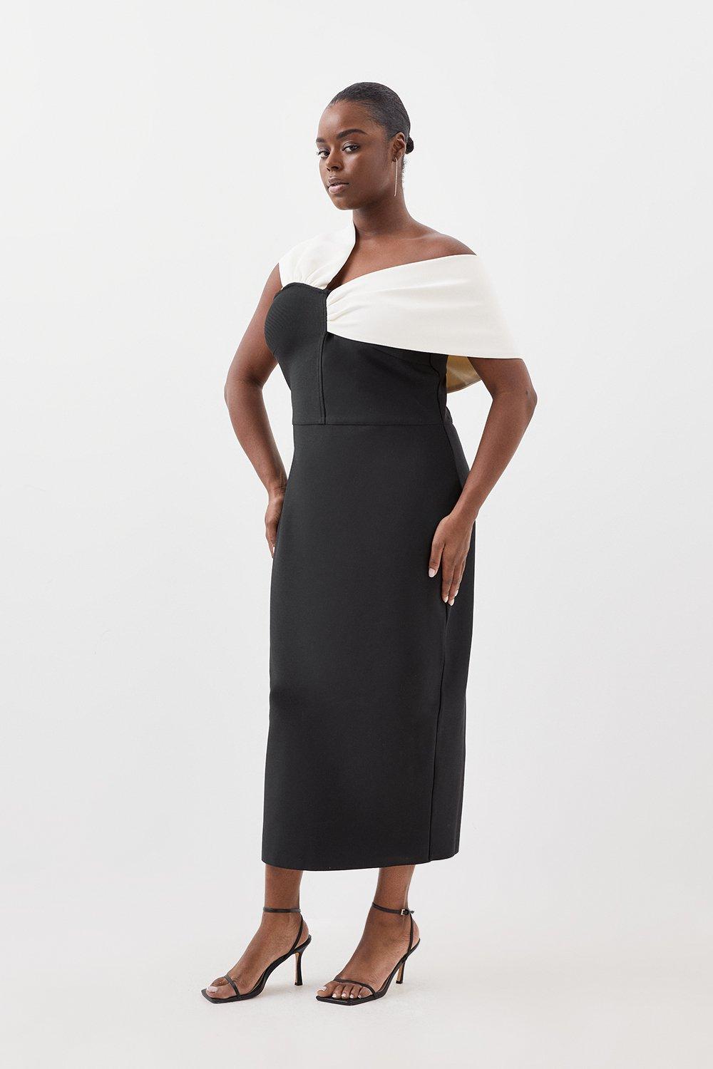 V Neck Sleeveless Bandage Midaxi Dress | Karen Millen